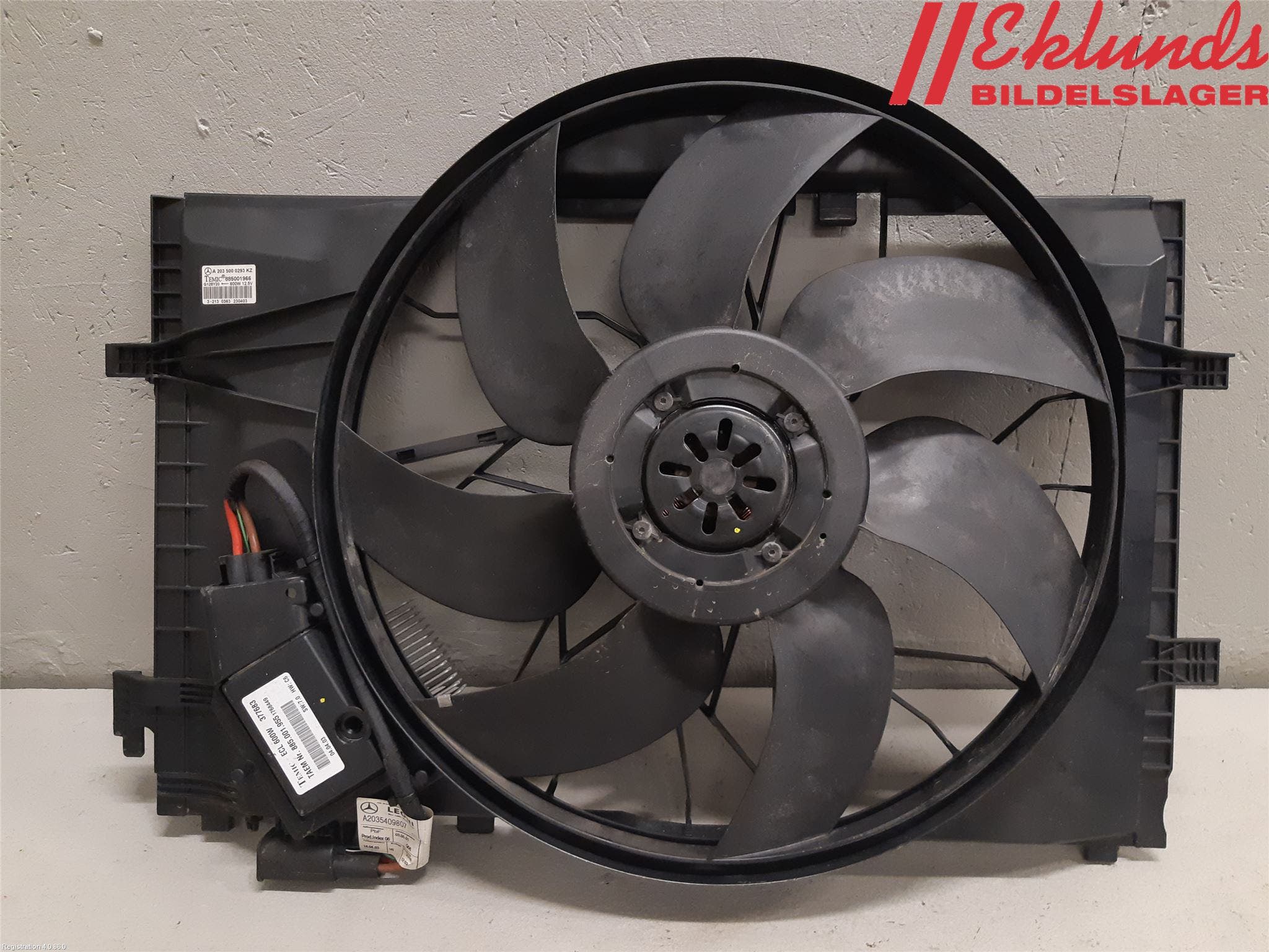 Mercedes-Benz MB C (203) 00-07 Kylfläkt El