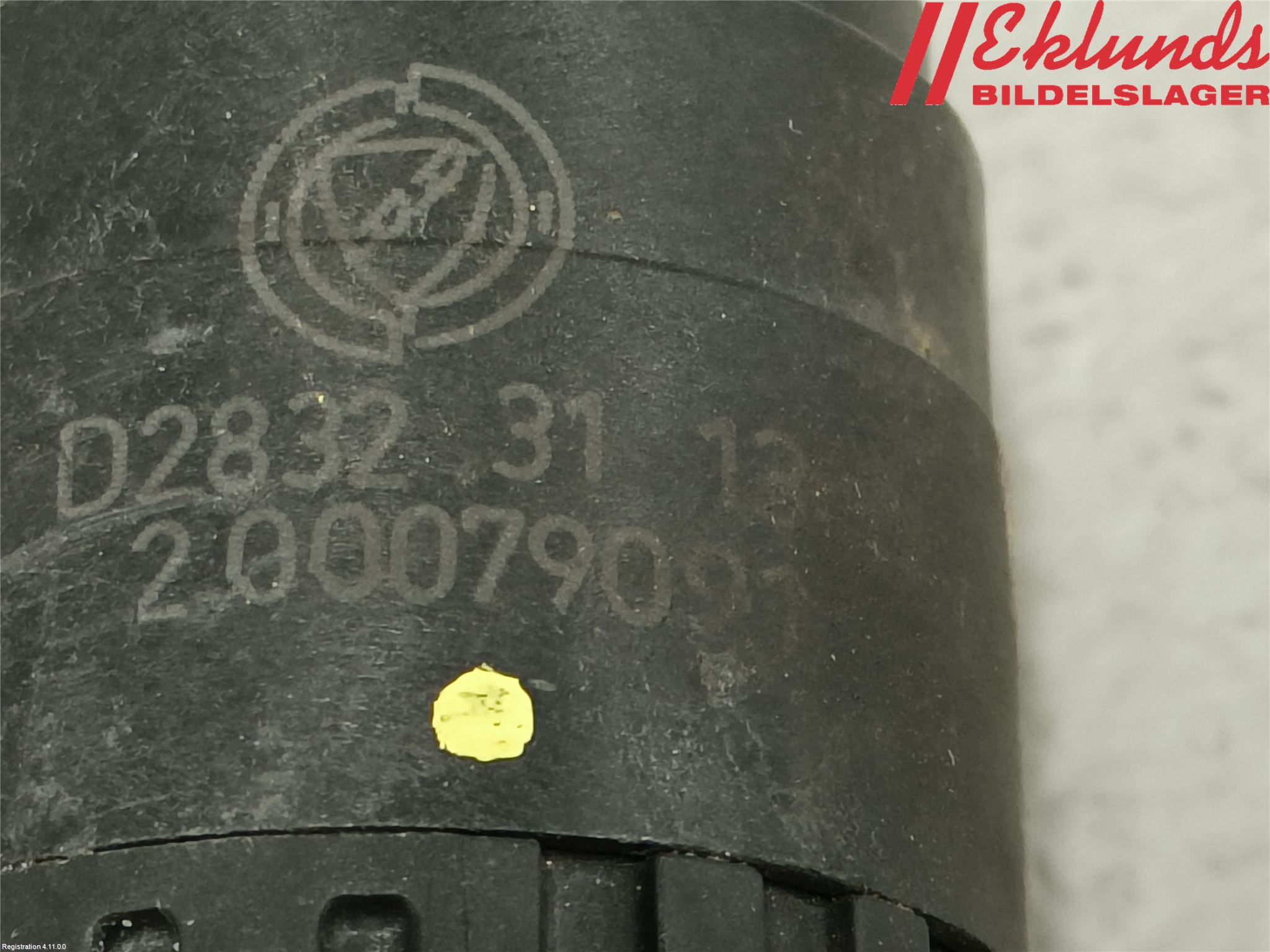 Fiat 500 07- Spolarpump Vindruta