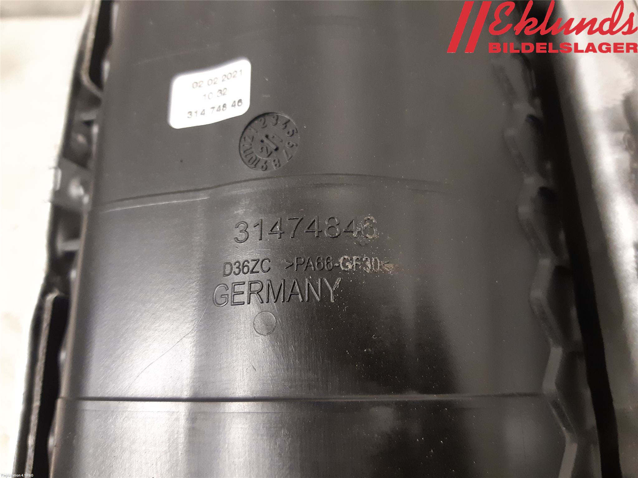 Volvo XC60 18- Resonatorrör