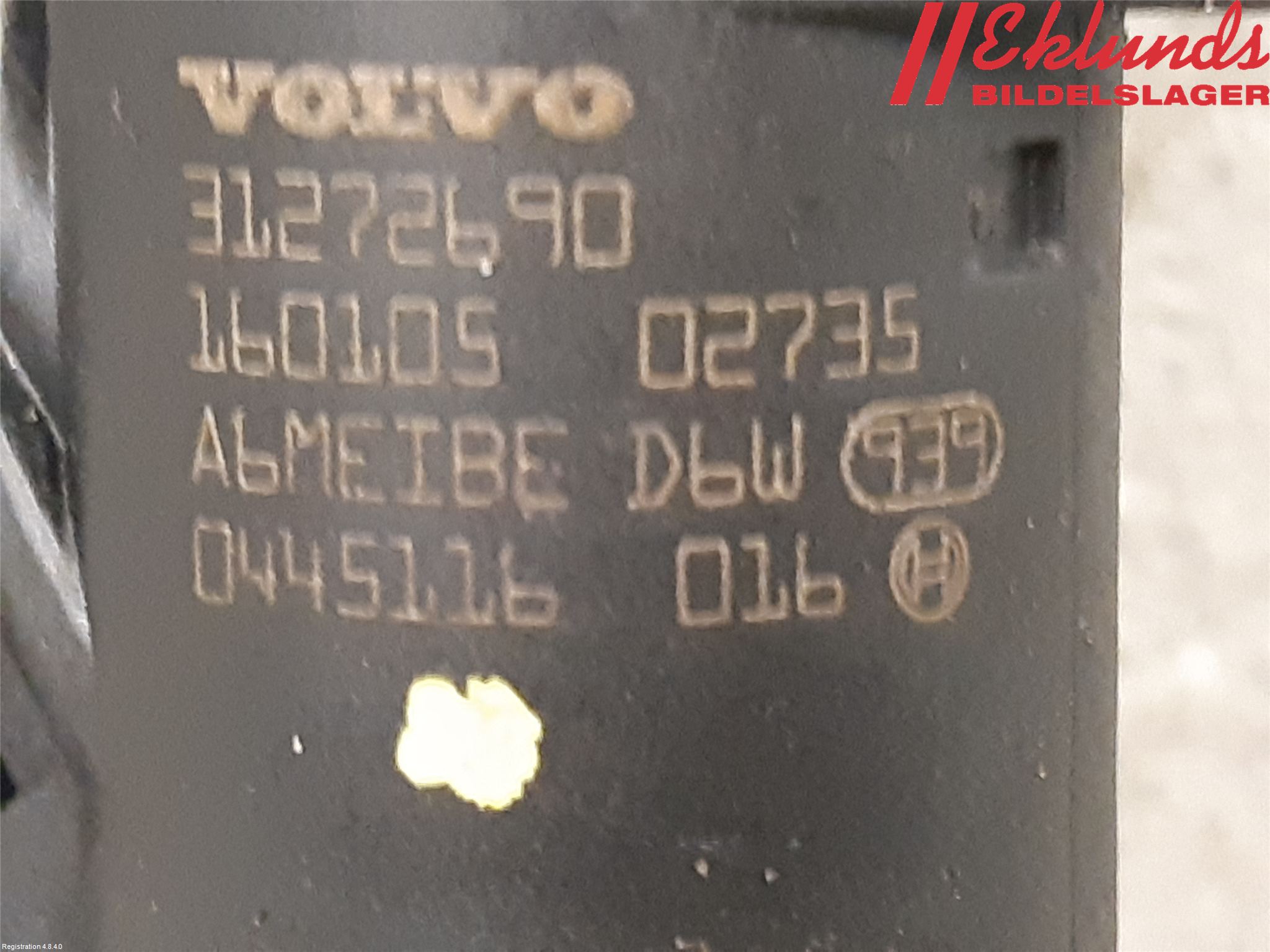 Volvo V70 14-16 Injspridare