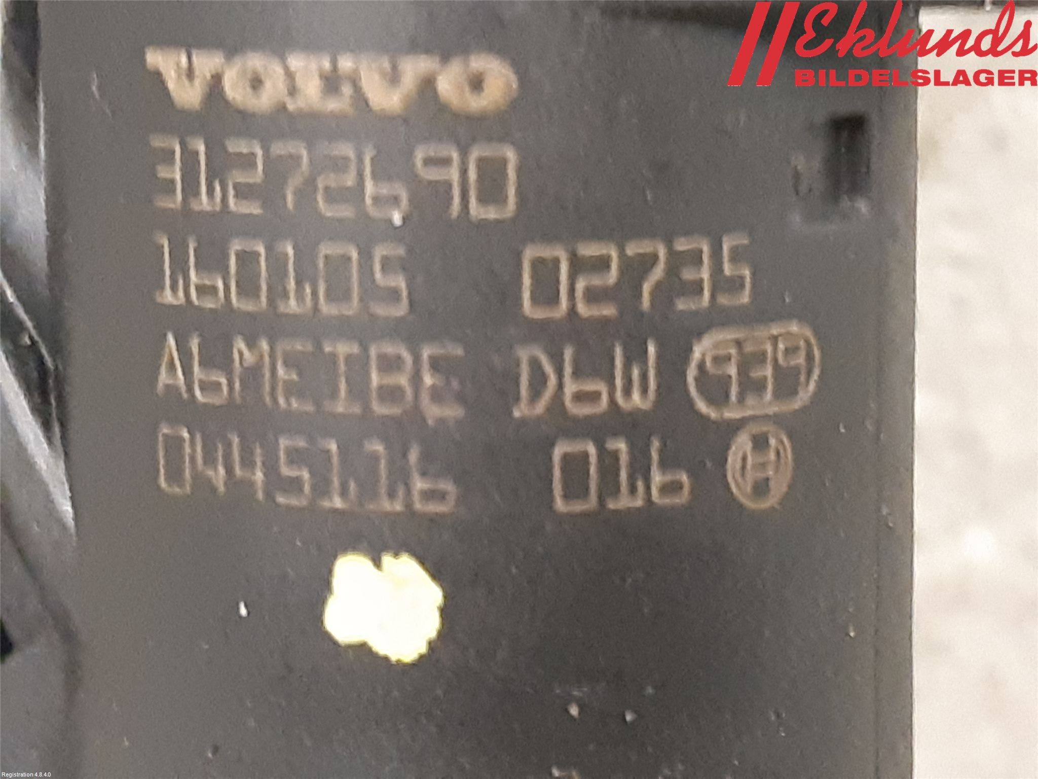 Volvo V70 14-16 Injspridare