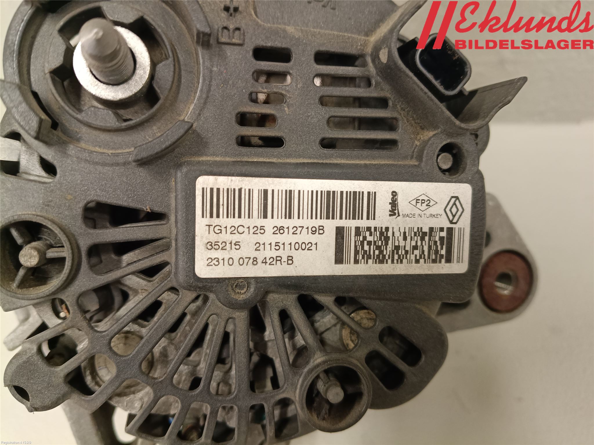 Renault CAPTUR 13-19 Generator