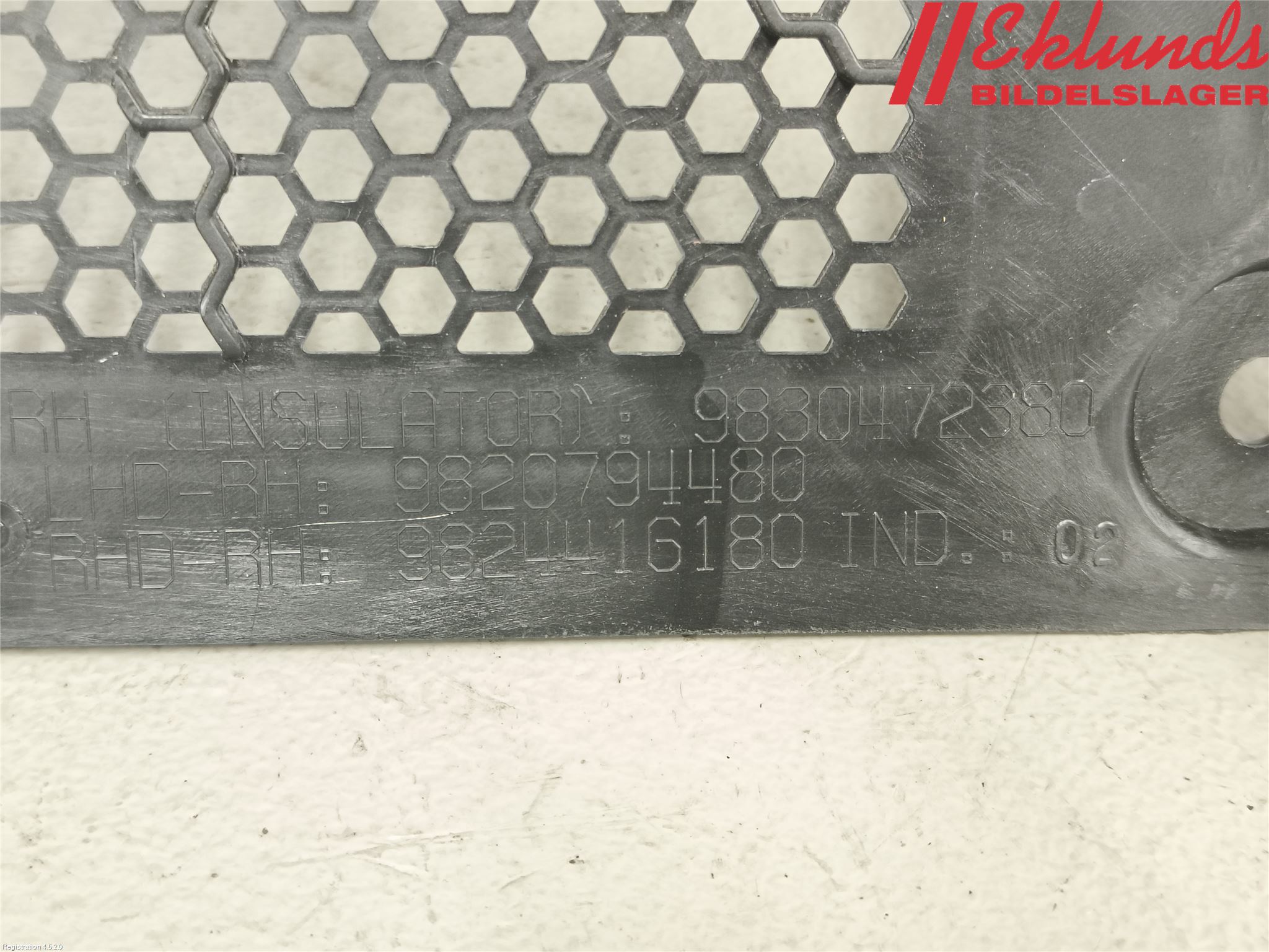 Peugeot 2008/E-2008 20- Torpedplåt-Torpedplast