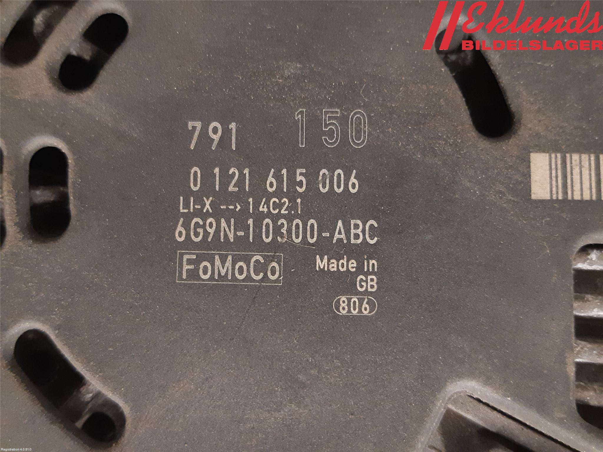 Volvo V70 08-13 Generator