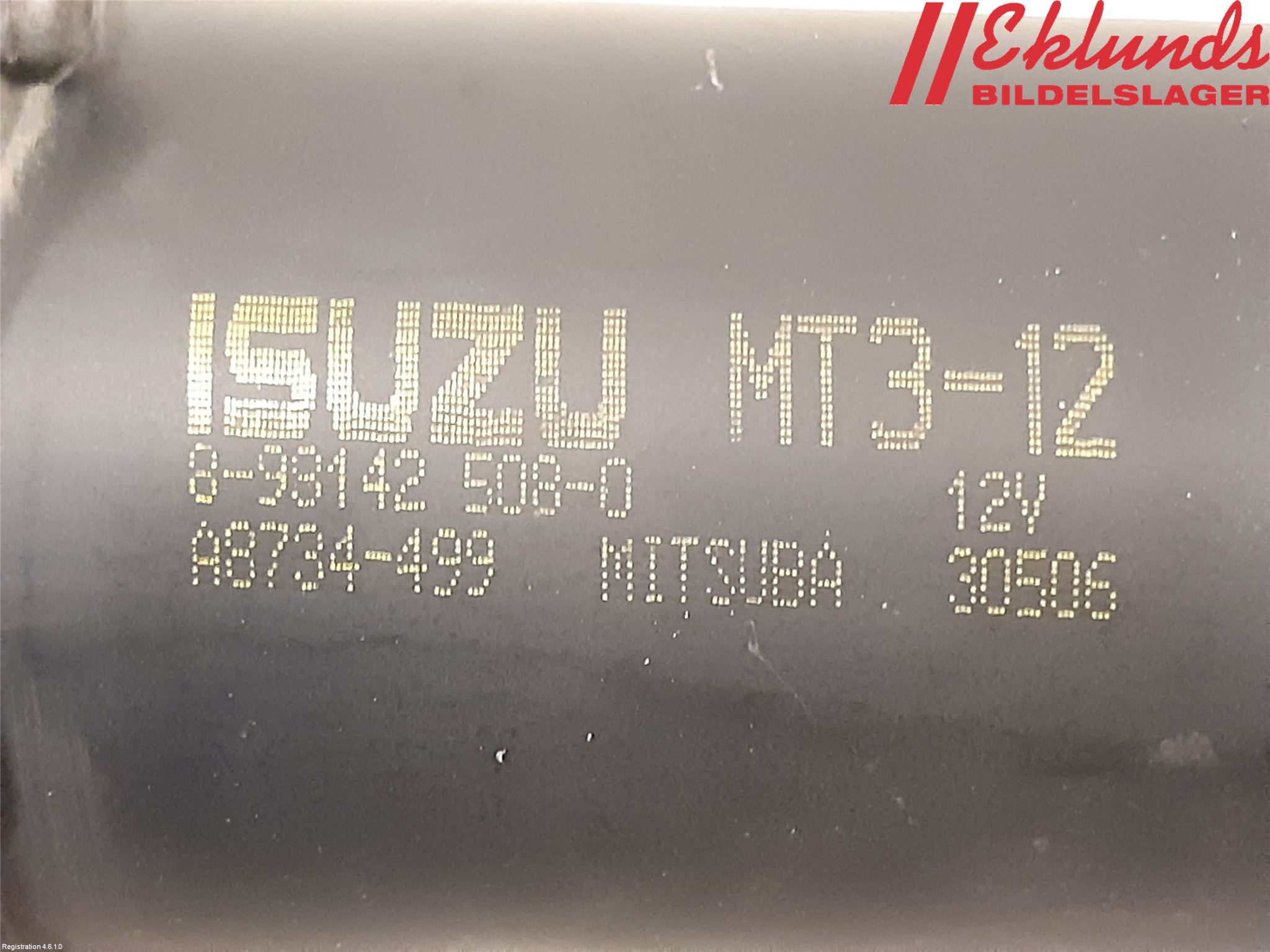 Isuzu D-MAX Torkarmotor Vindruta