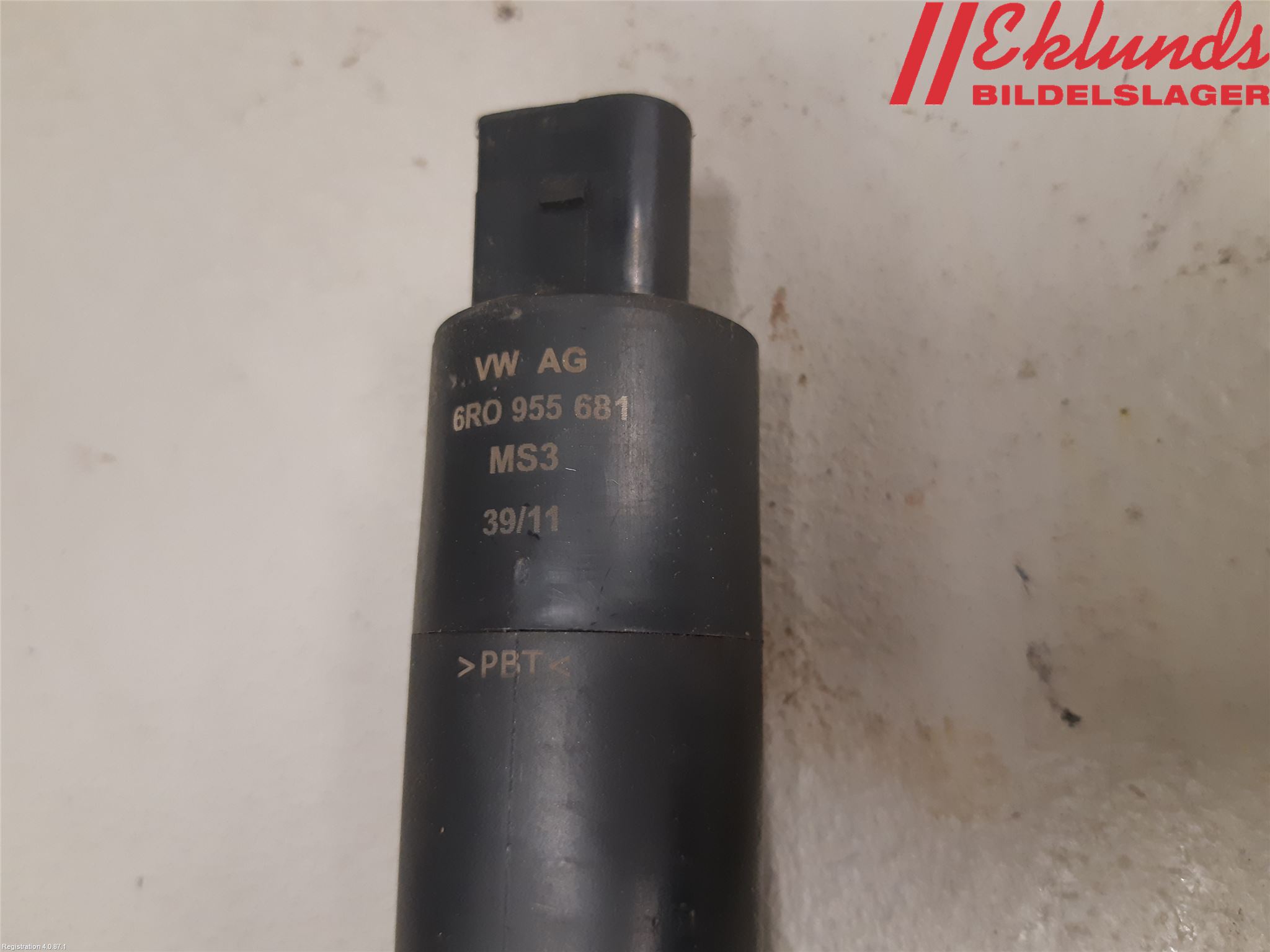 Volkswagen VW POLO 10-17 Spolarpump Högtryck