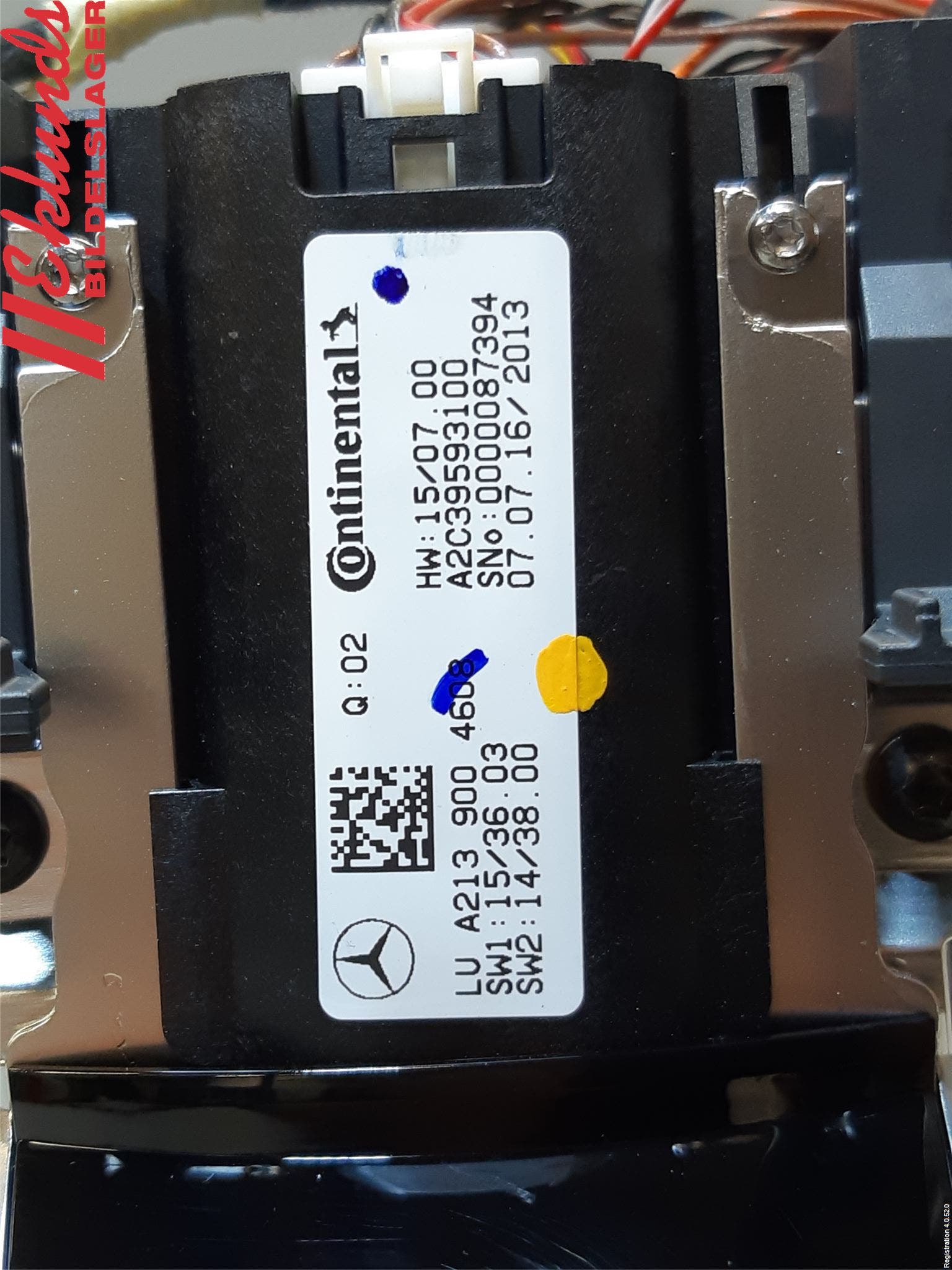 Mercedes-Benz MB E-KLASS (W213) 16-23 Strömställare Färddator