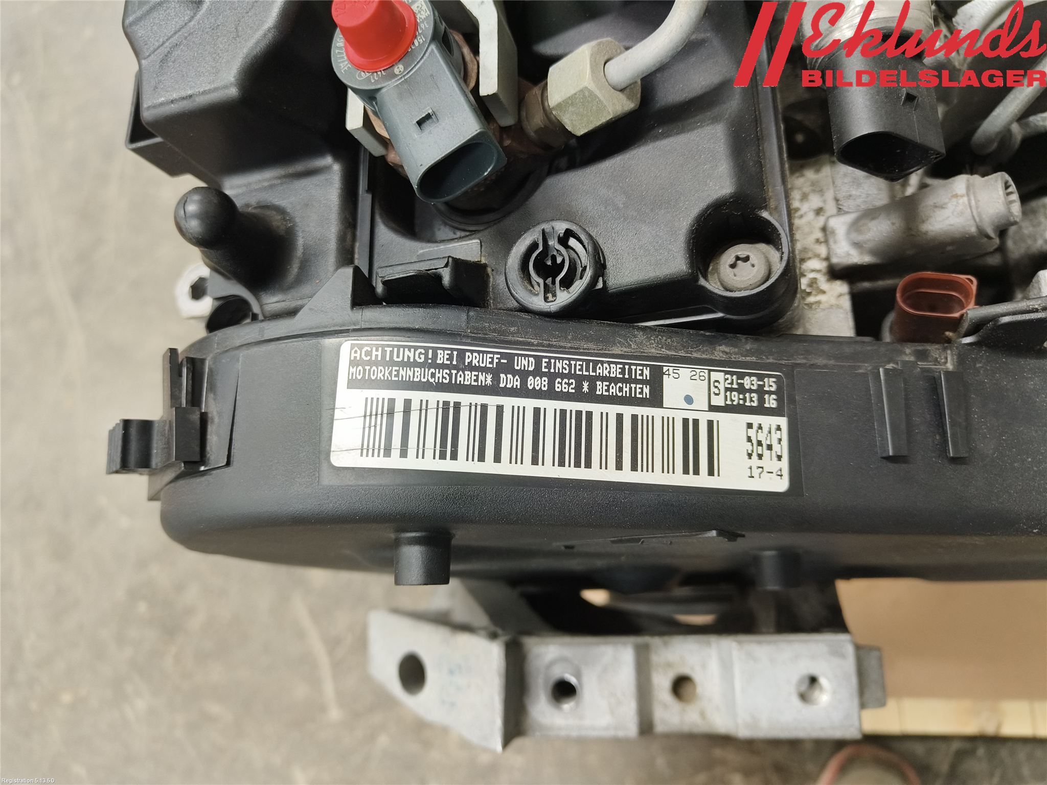 Volkswagen VW PASSAT 15-19 Motor Diesel