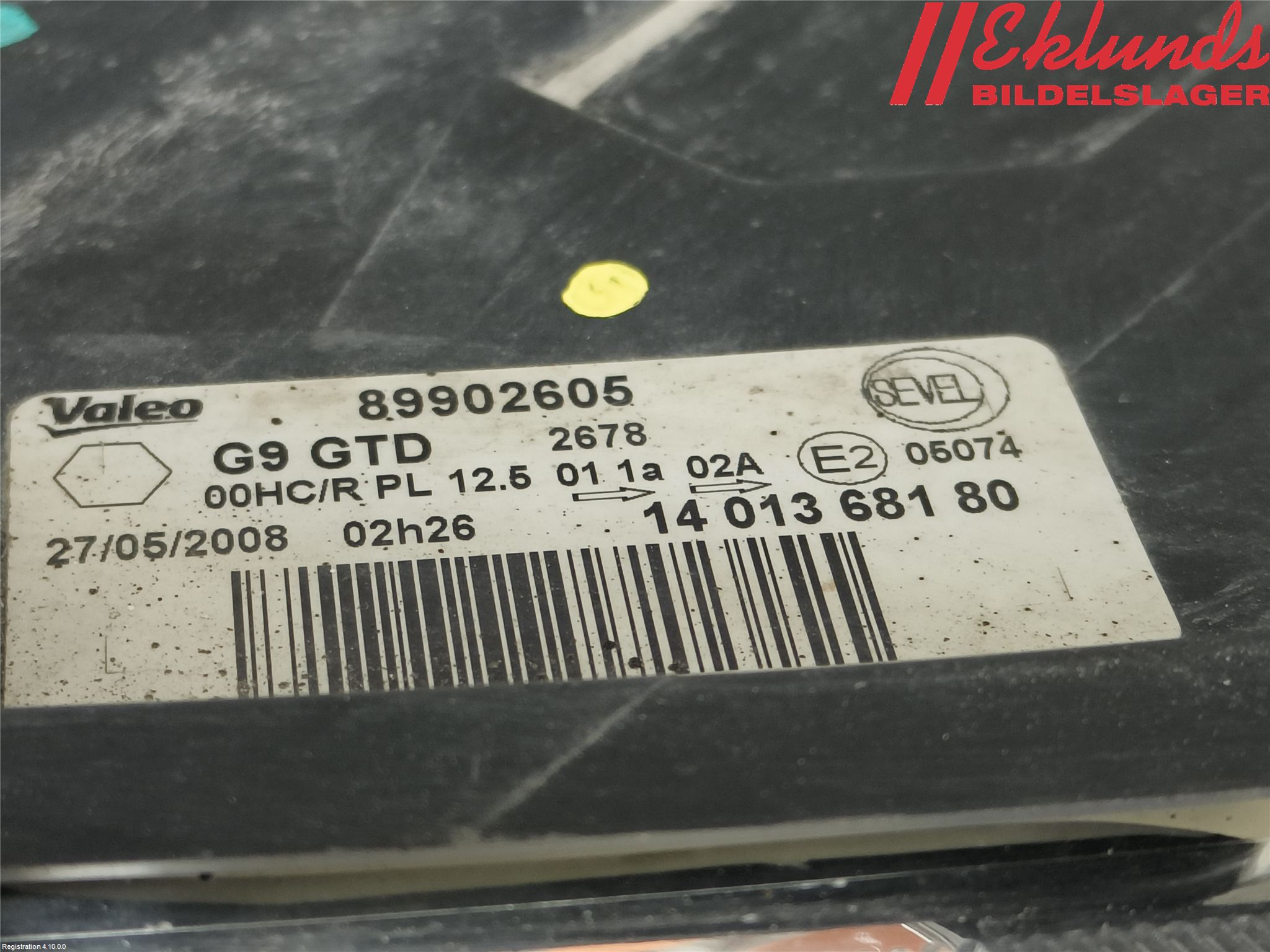 Citroen JUMPY 07-16 Strålkastare Vänster