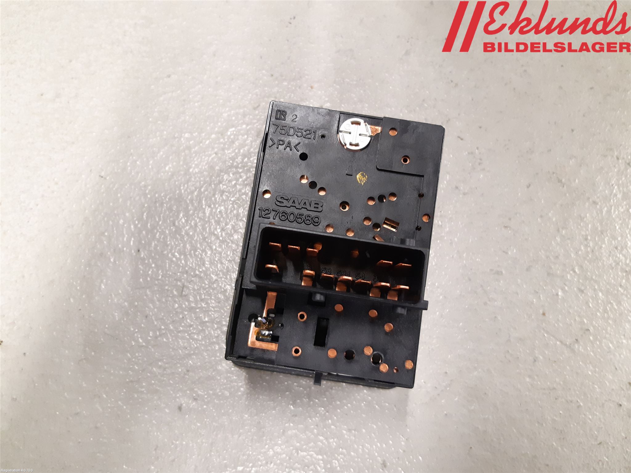 Saab 9-5     06-10 Strömställare Ljus