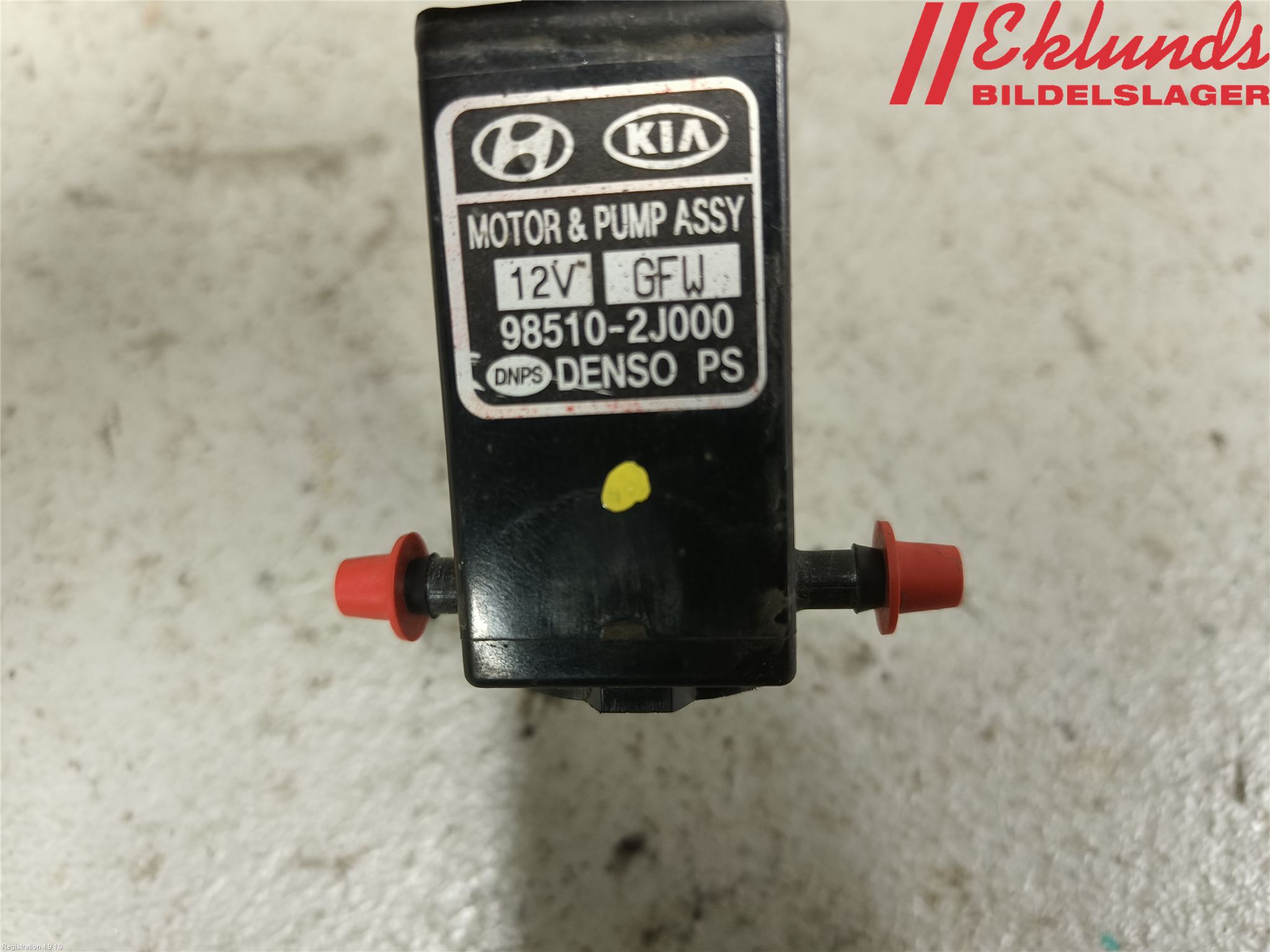 Hyundai i40 08-15 Spolarpump Vindruta