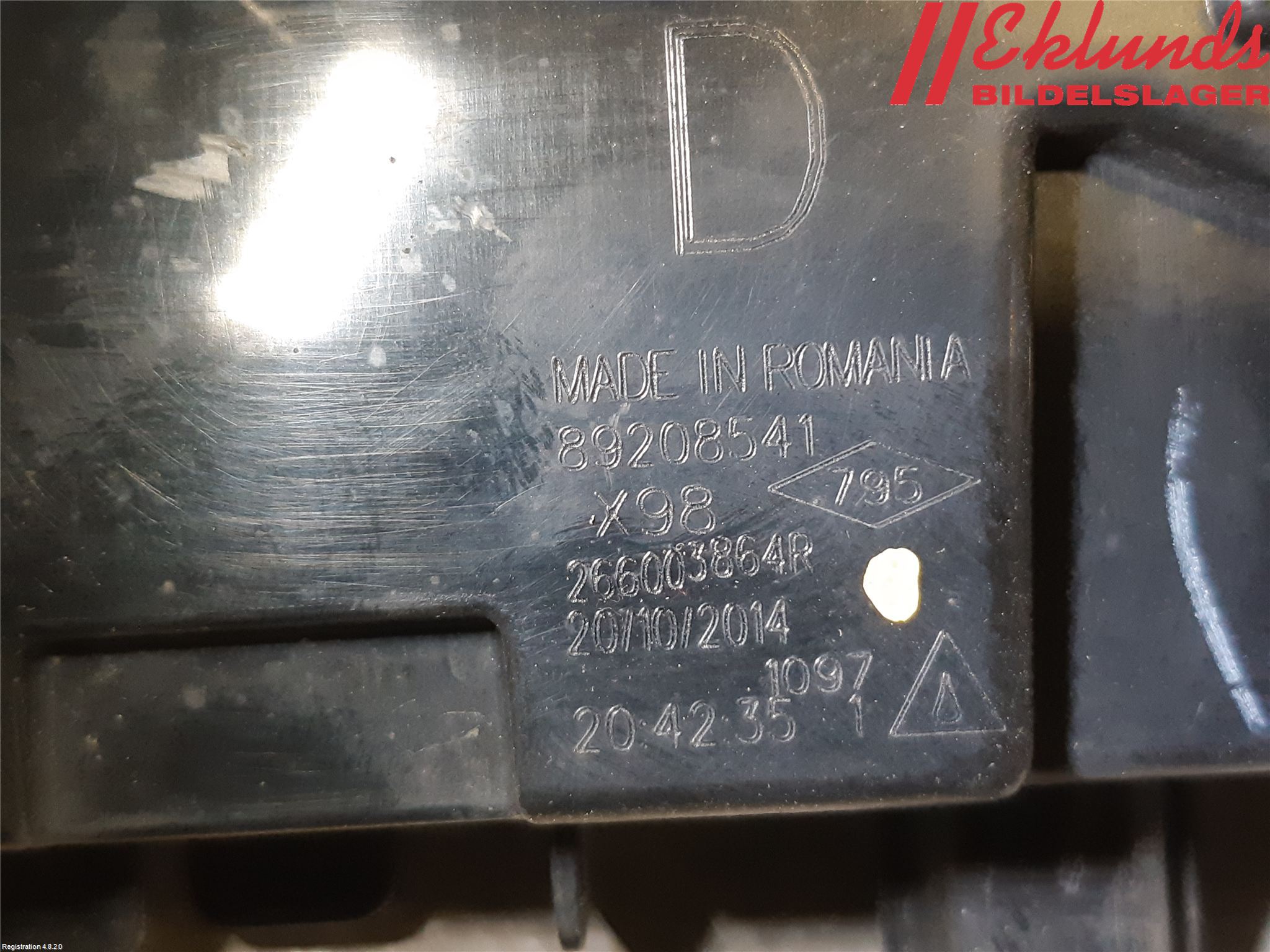 Renault CLIO IV 12-16 Positionsljus Fram Hö