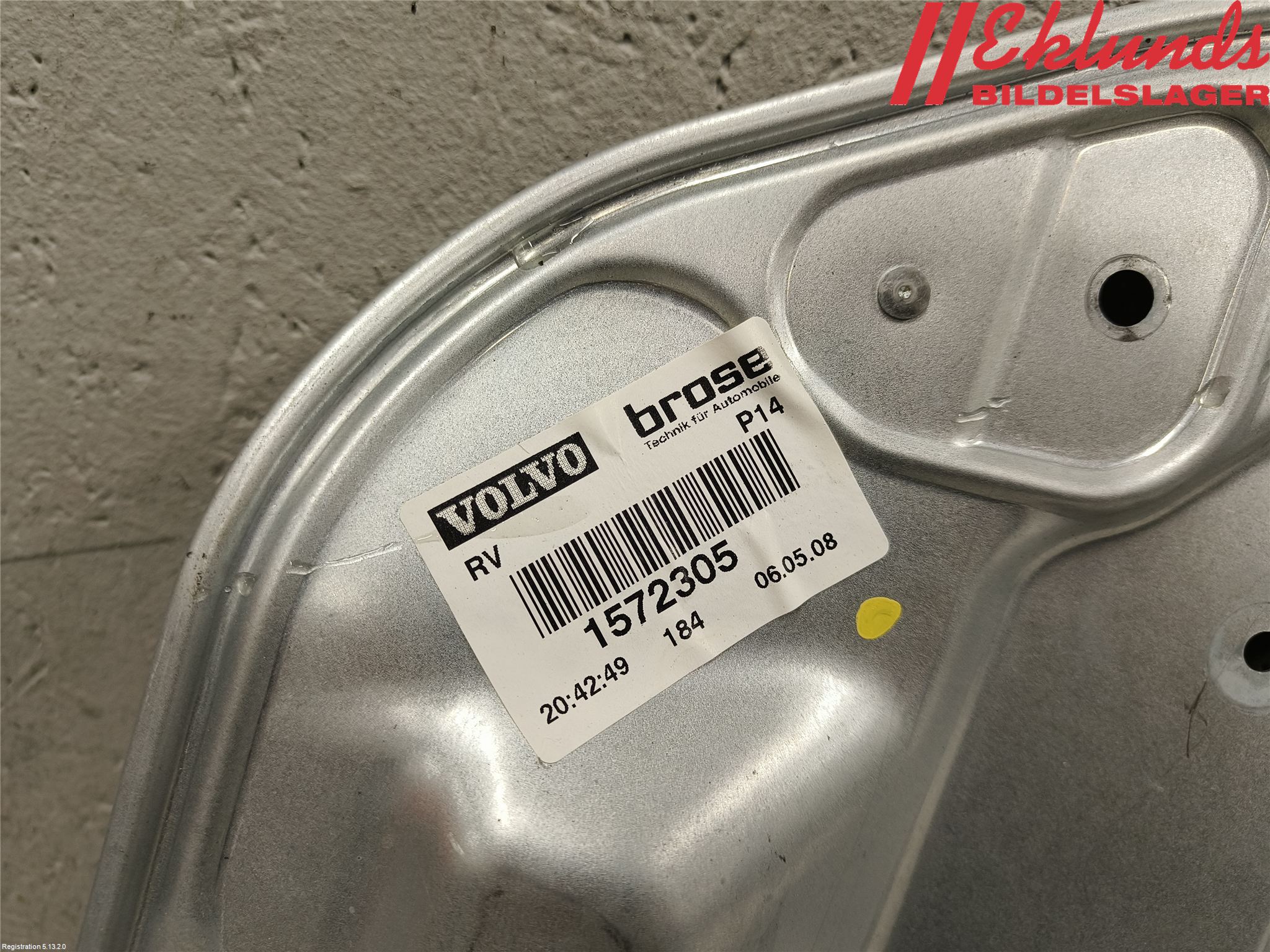 Volvo C30 07-10 Fönsterhiss El Kompl