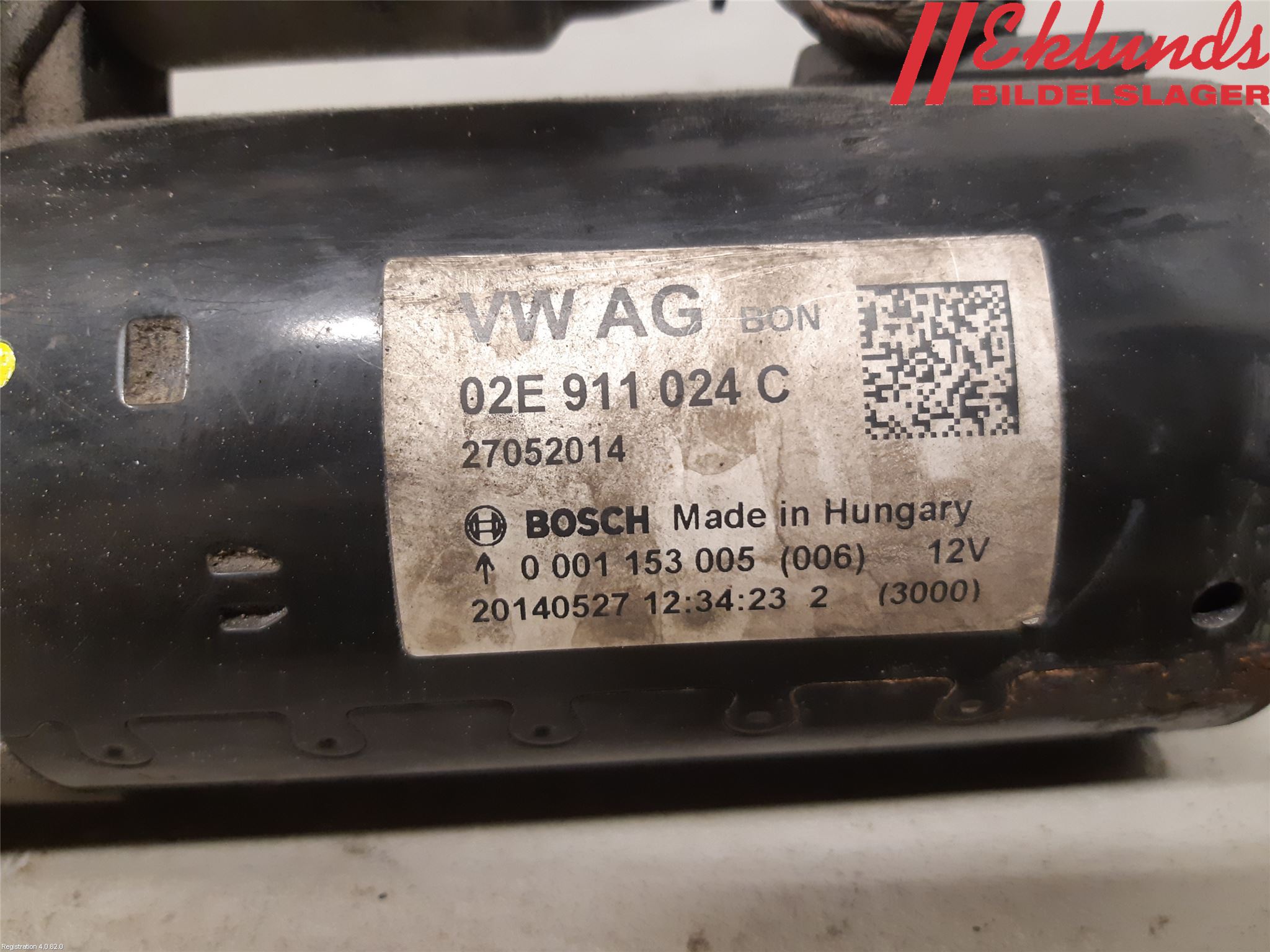 Volkswagen VW PASSAT 11-14 Startmotor Diesel