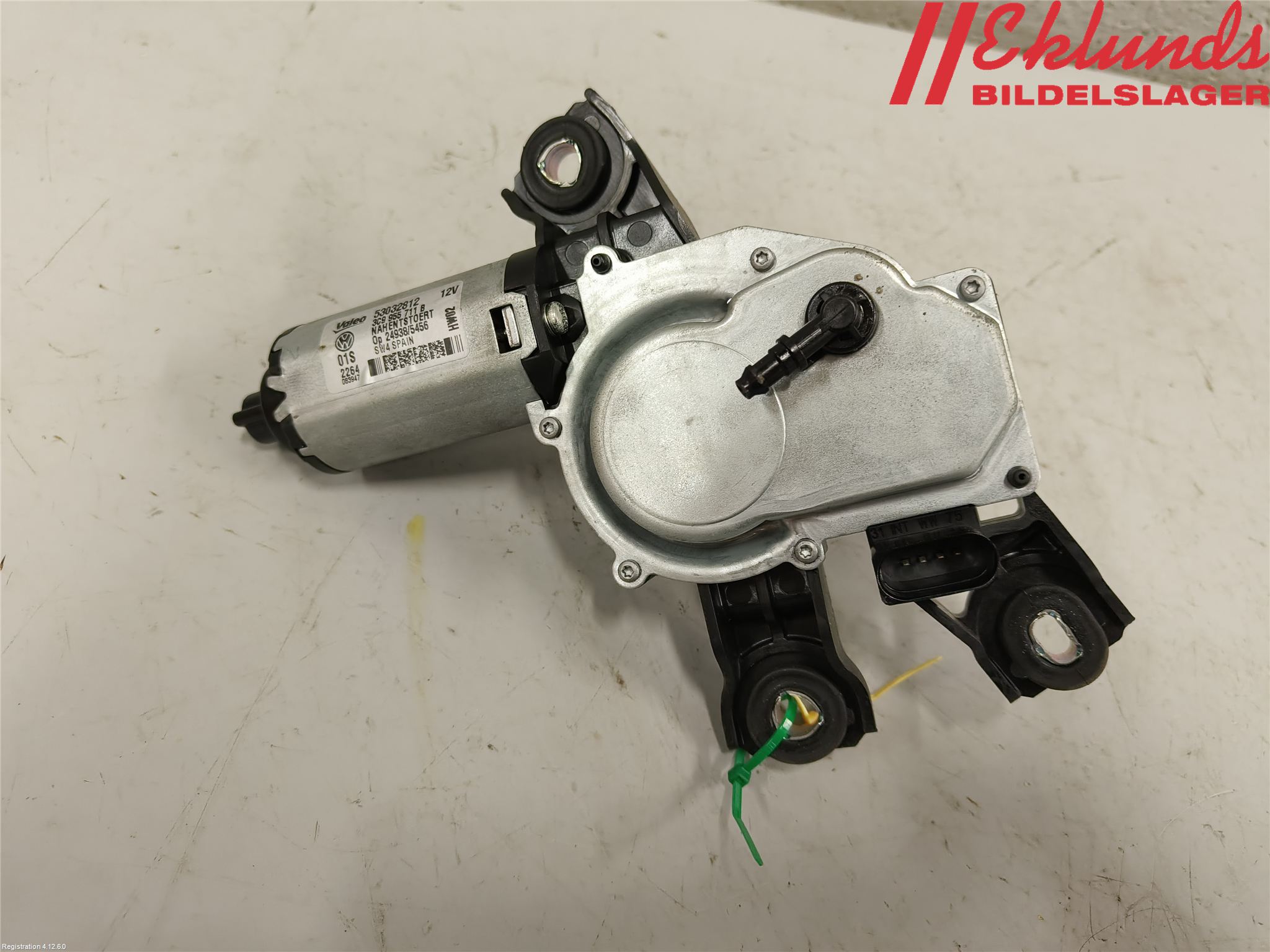 Volkswagen VW PASSAT 11-14 Torkarmotor Baklucka