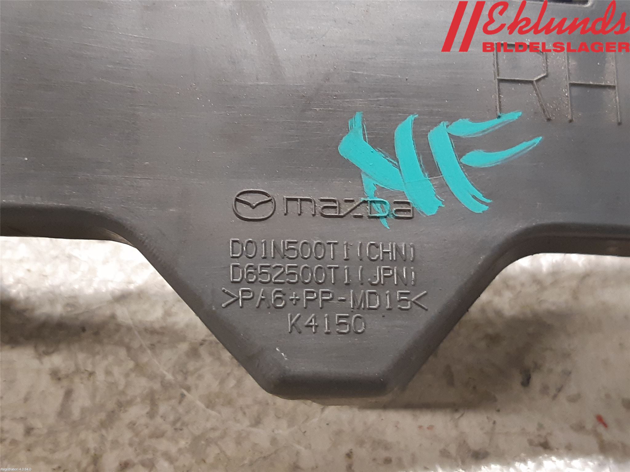 Mazda 2 (DE) 08-15 Stötfångarfäste Fram Hö