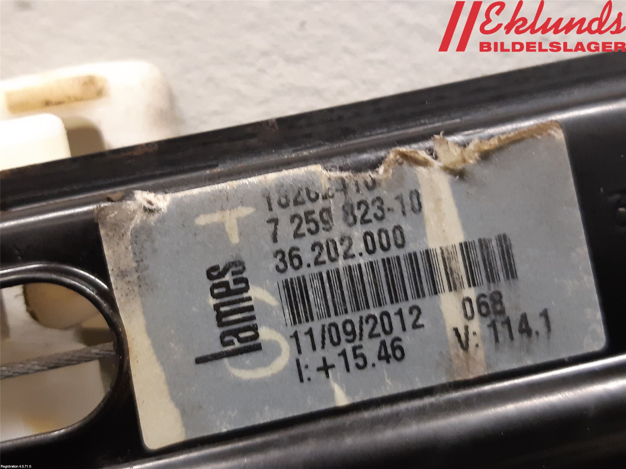 BMW 3 F30/F31/F80 12-19 Fönsterhiss El Kompl