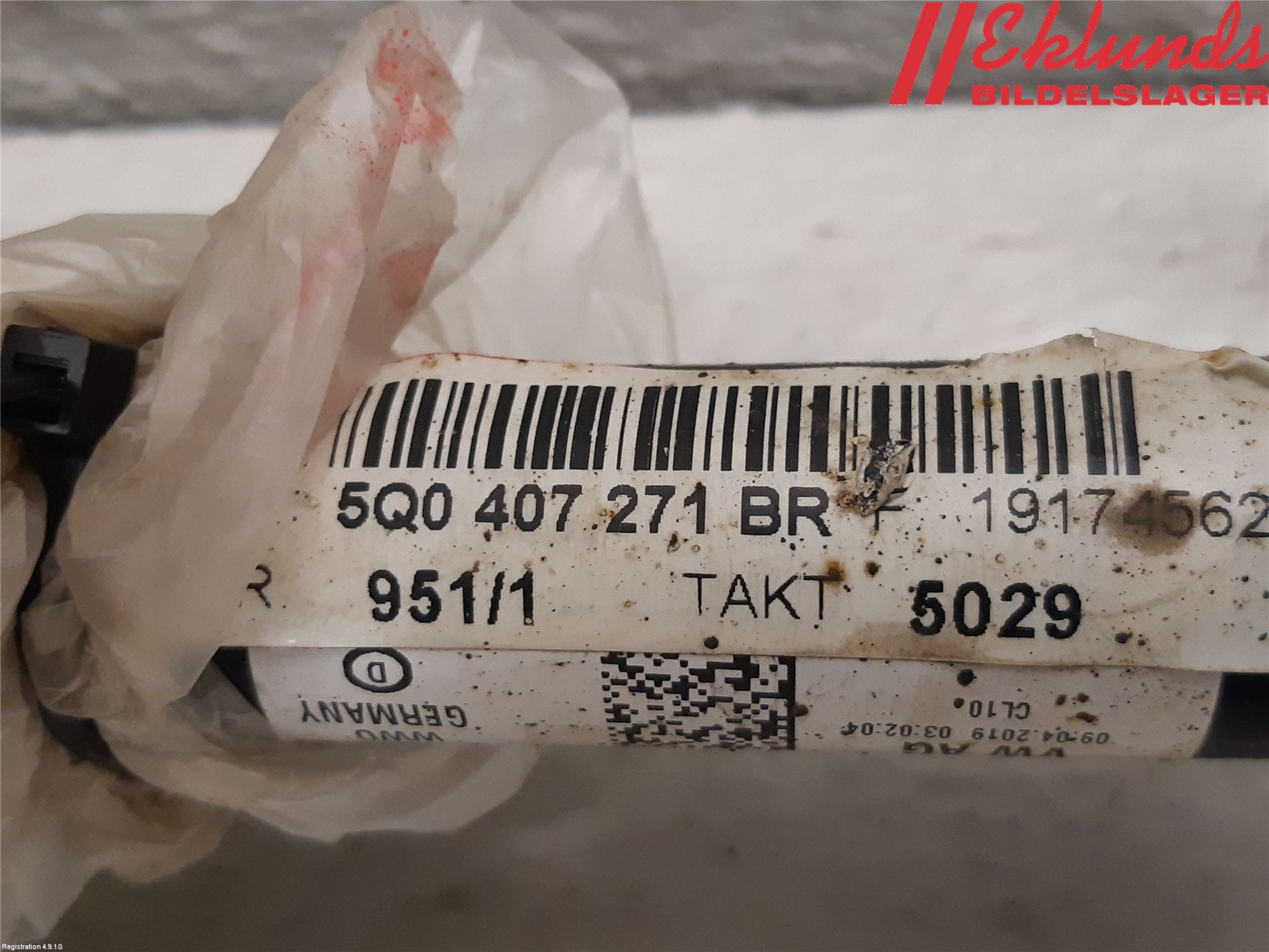 Volkswagen VW GOLF / E-GOLF VII 13-20 Drivaxel Fram Vänster