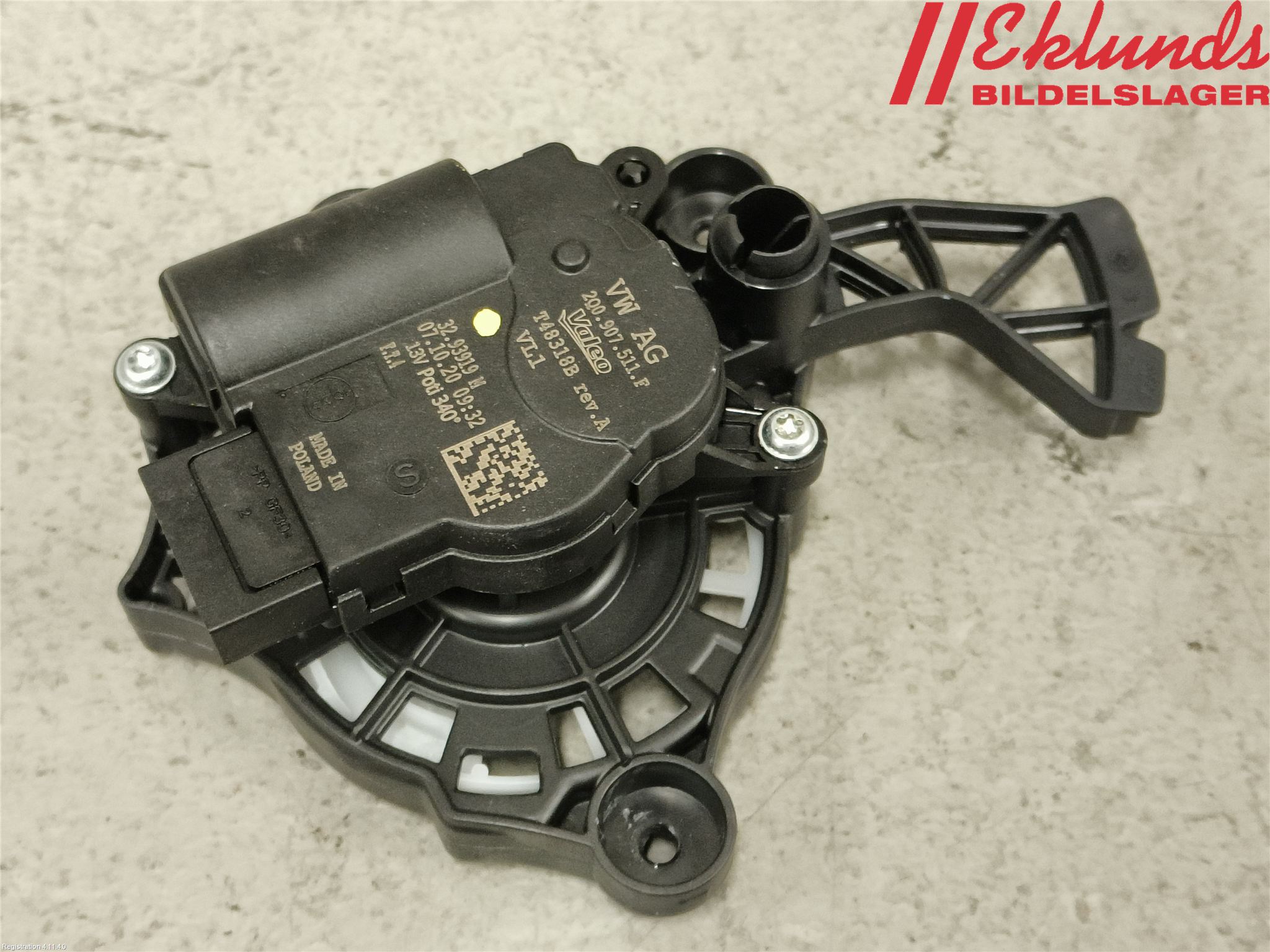 Volkswagen VW ID.3 21- Värme Reglermotor