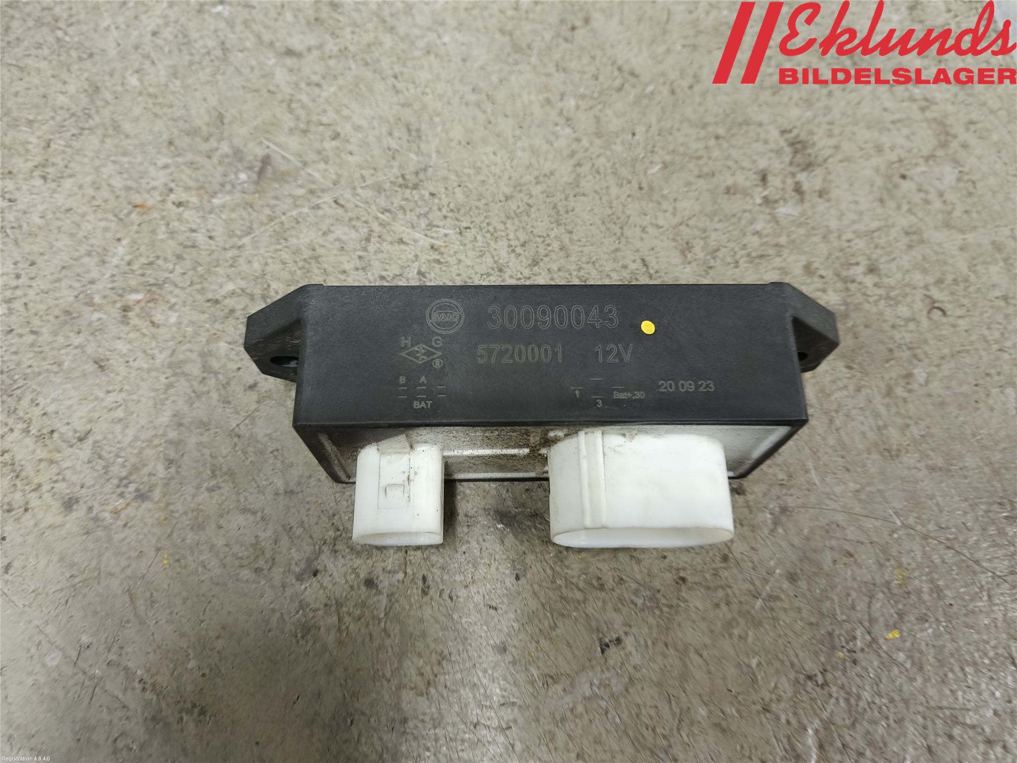 MG ZS EV 20- Relä Övrigt