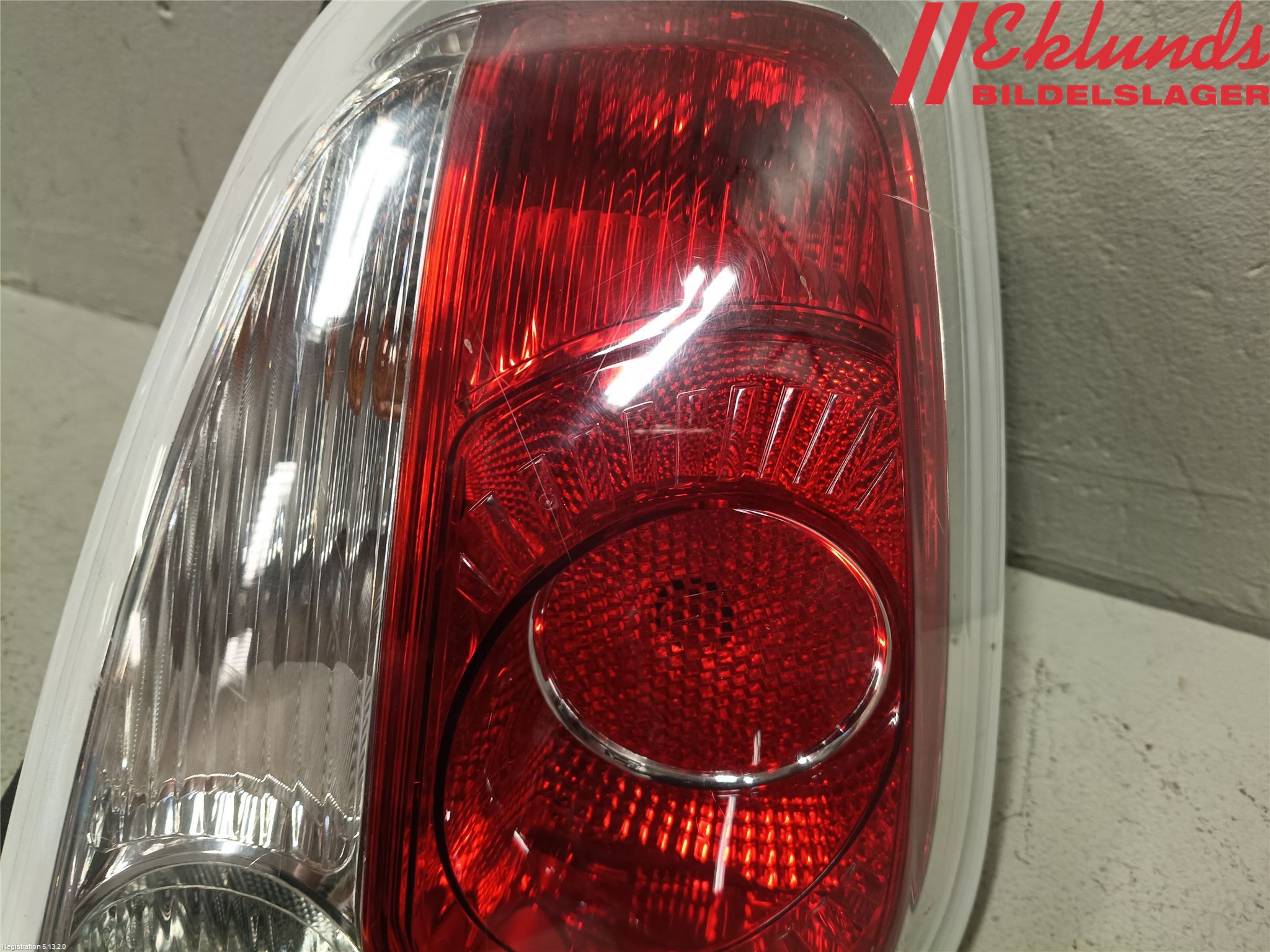 Fiat 500 07- Bakljus Höger