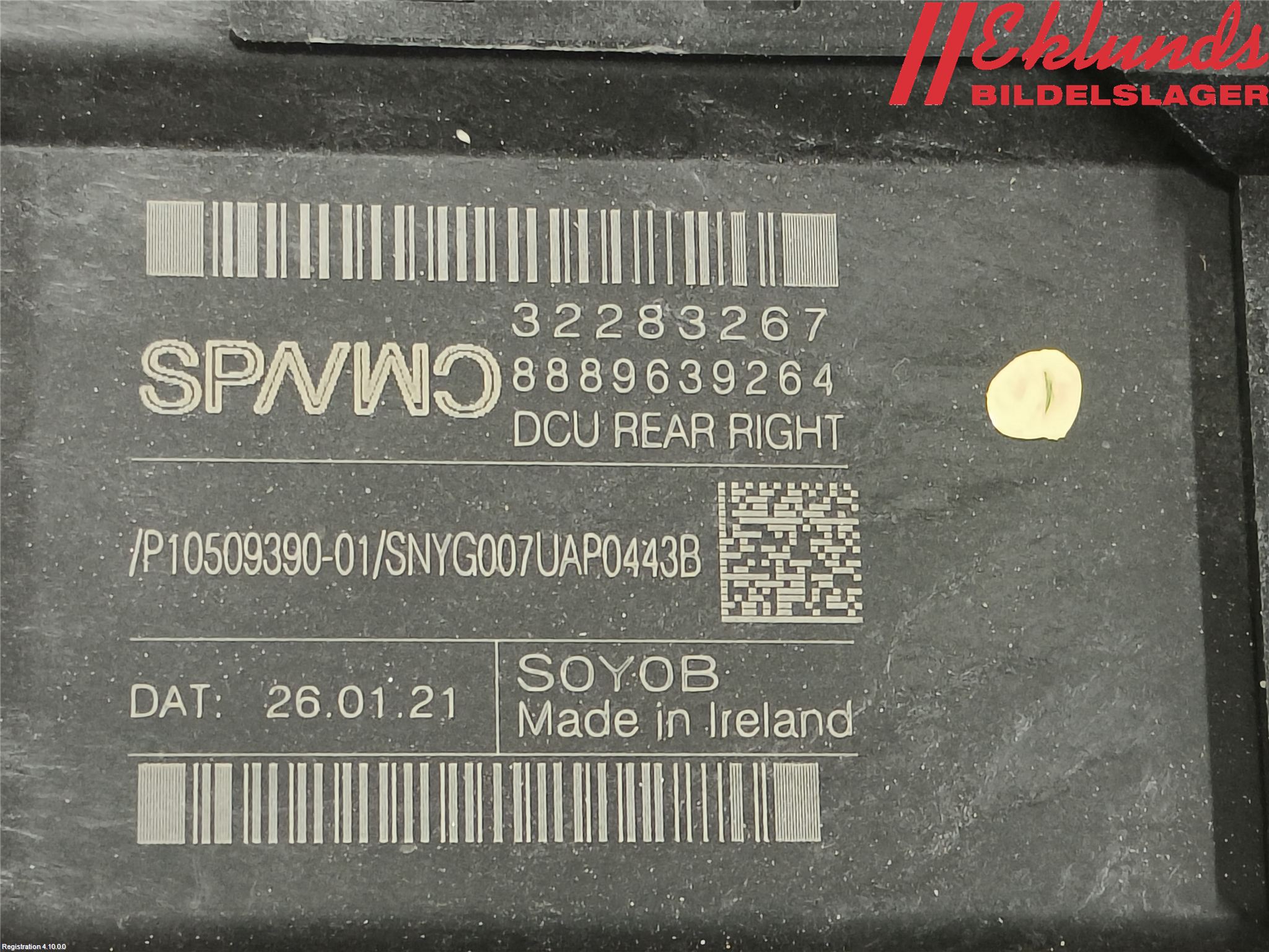 Volvo XC60 18- Fönsterhissmotor