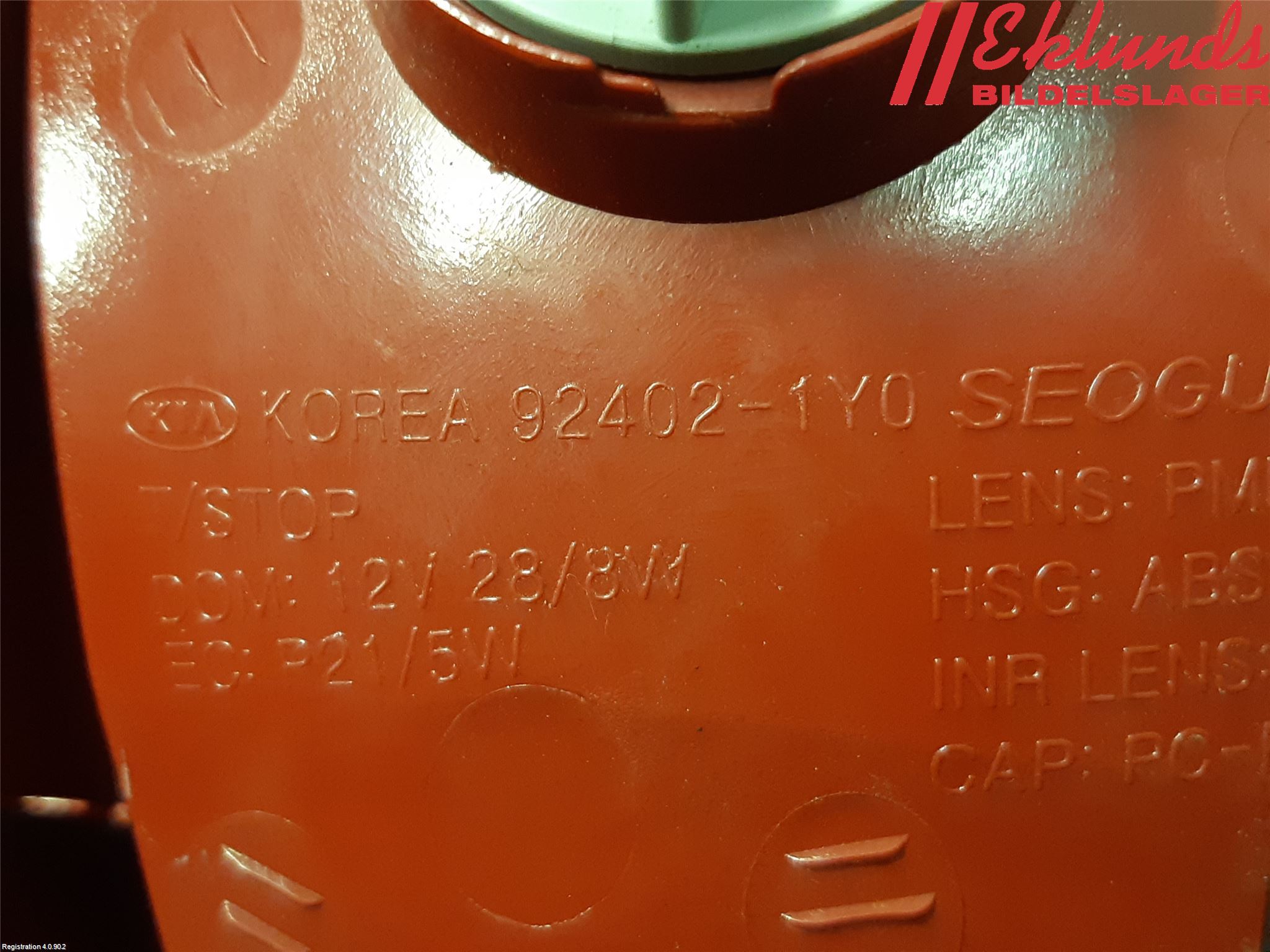 Kia PICANTO 12-17 Bakljus Höger