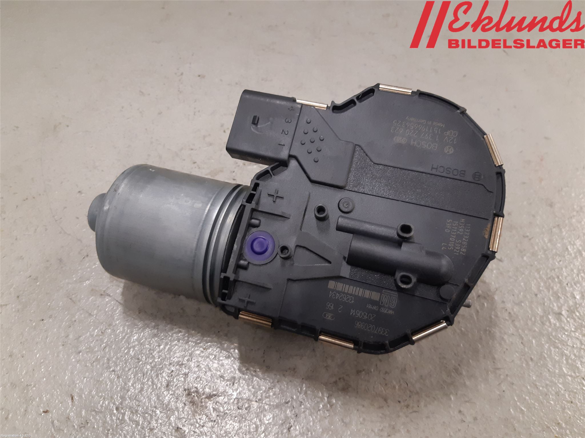 Opel ASTRA J 10-15 Torkarmotor Vindruta