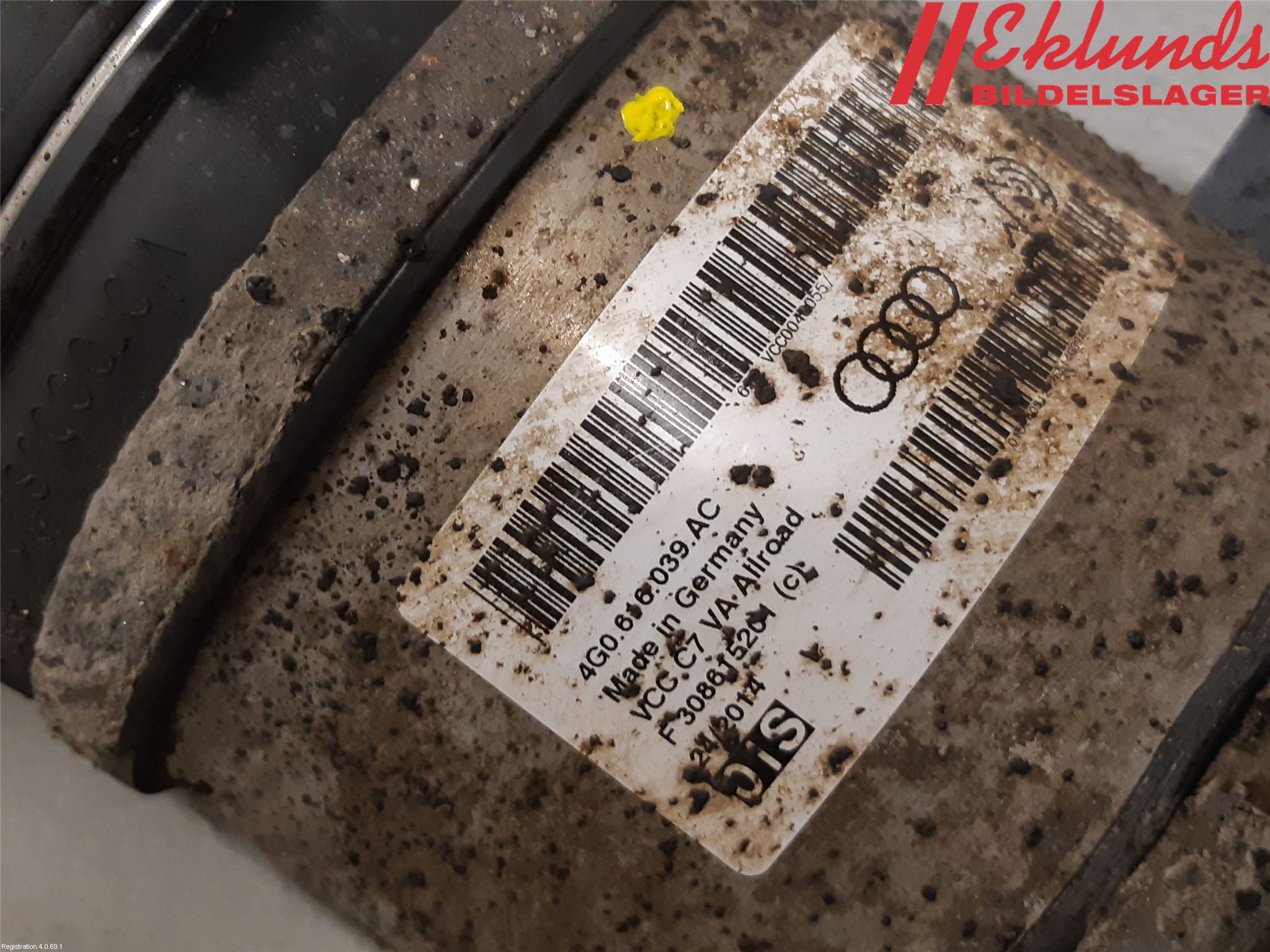 Audi A6 ALLROAD 12-18 Fjäderben Fram Vänster