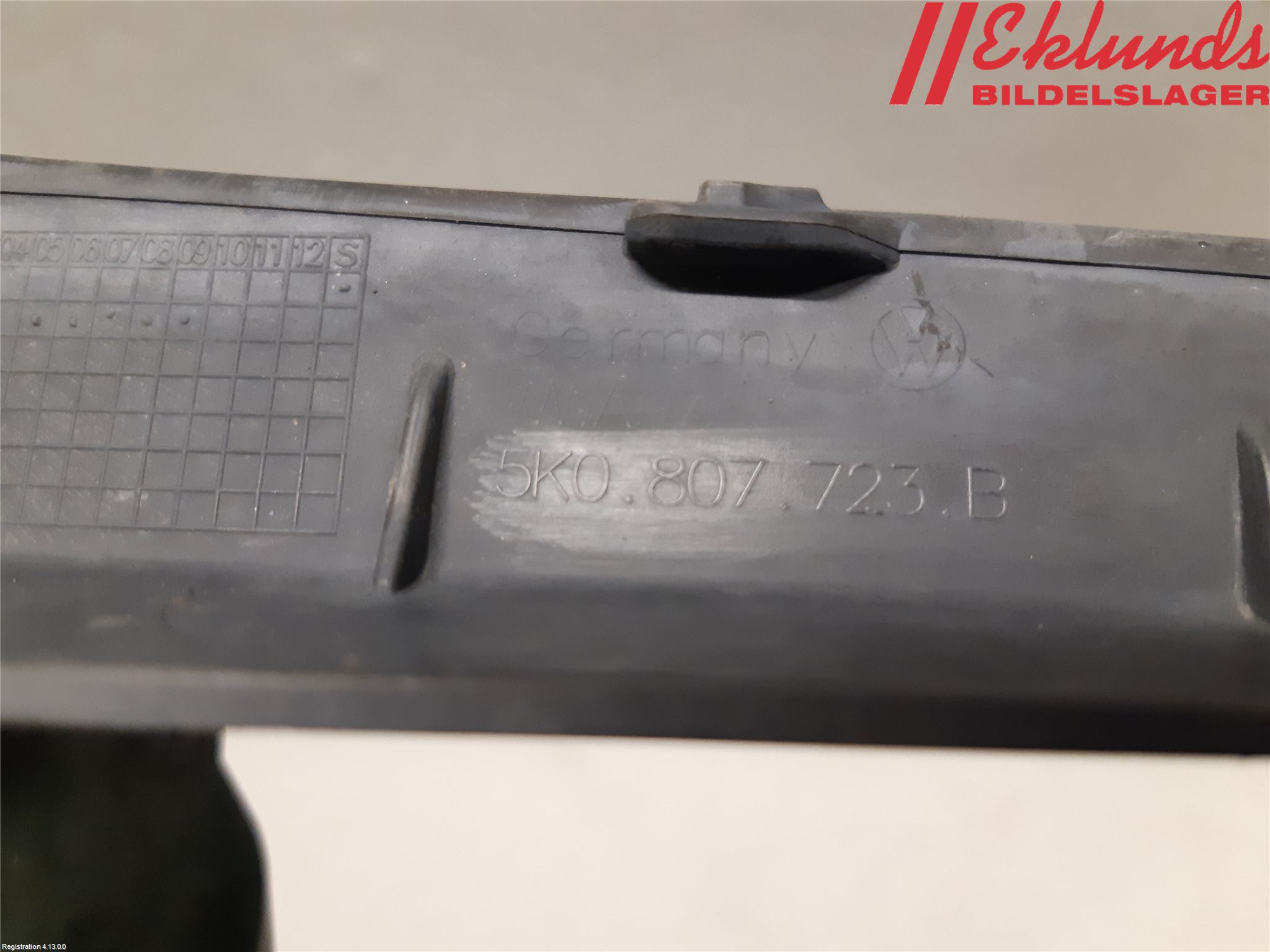 Volkswagen VW GOLF VI 09-13 Stötfångarfäste Fram Vä