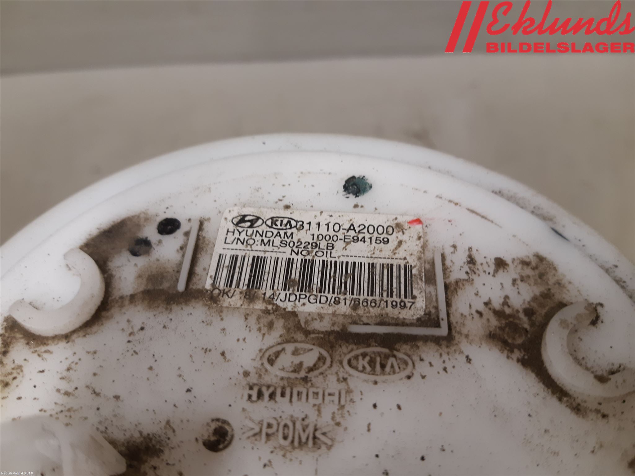 Kia CEED 12-18 Bränslepump El