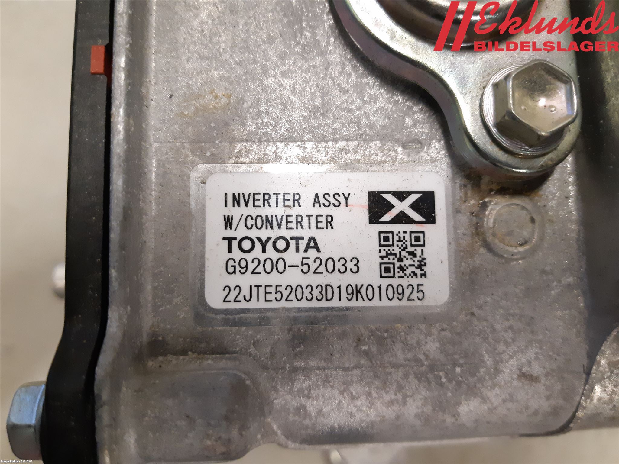 Toyota YARIS XP130 15-20 Inverter Hybrid