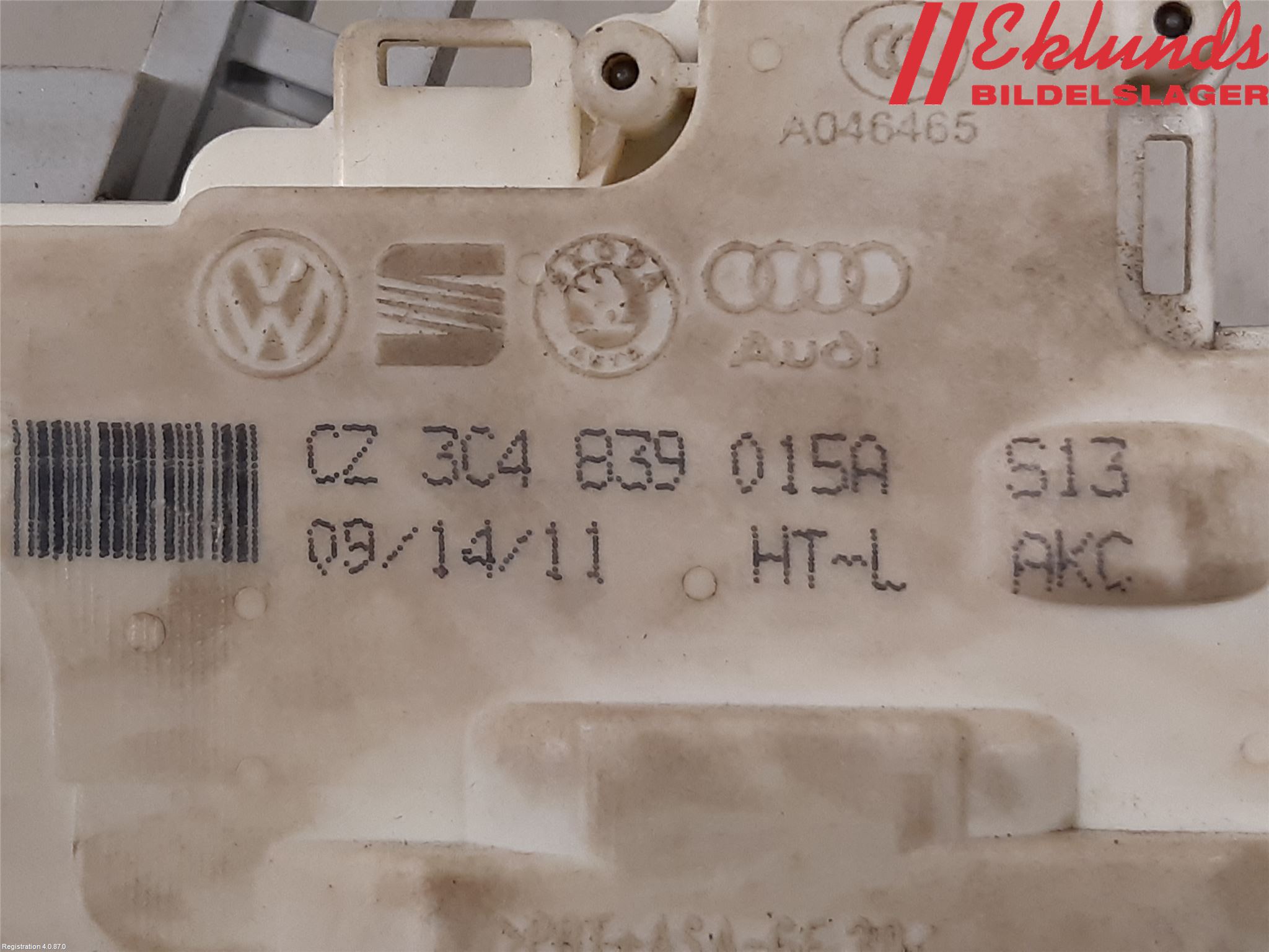 Volkswagen VW PASSAT 11-14 Låskista-Dörrlås