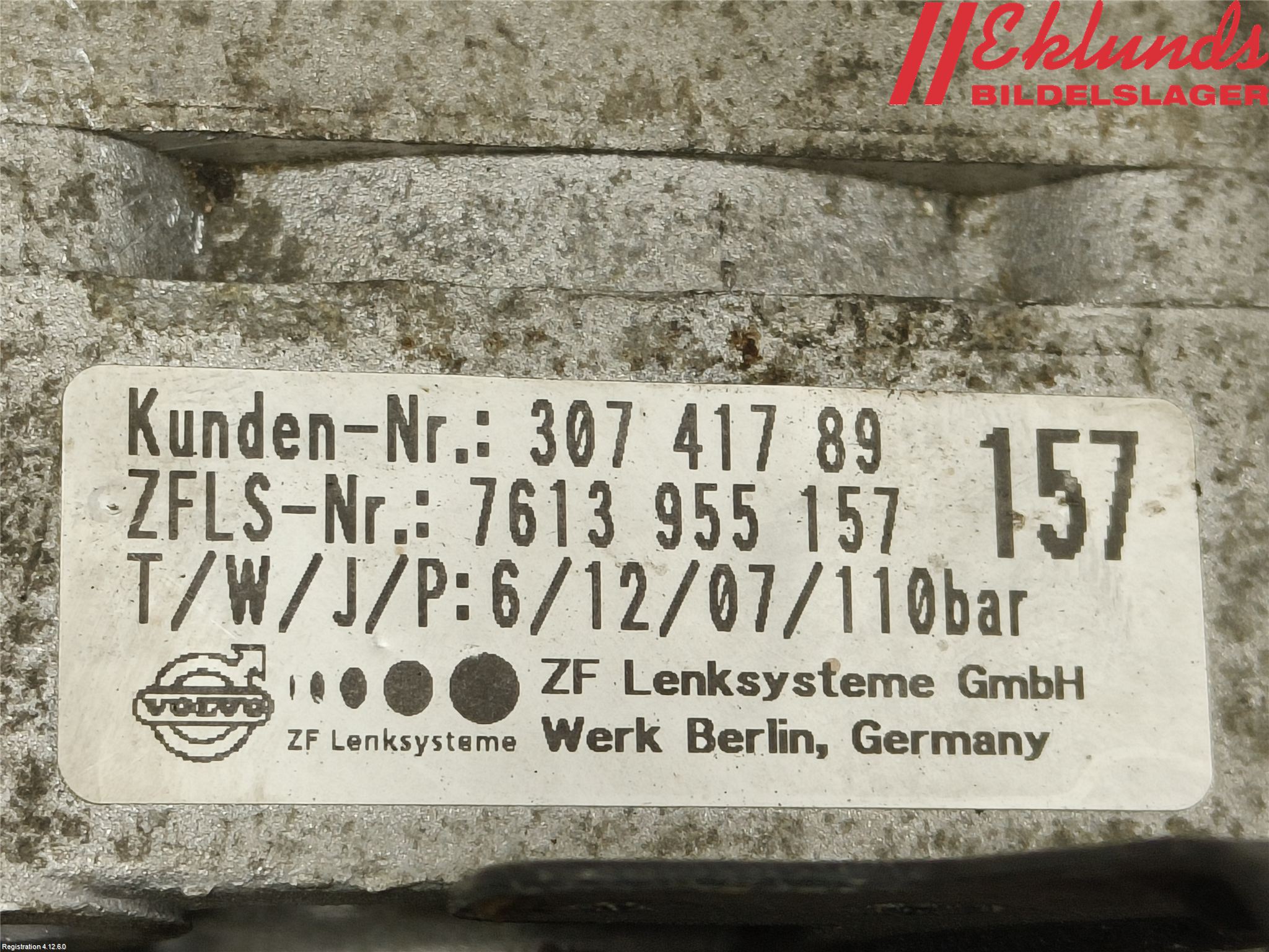 Volvo S60 05-10 Styrservopump