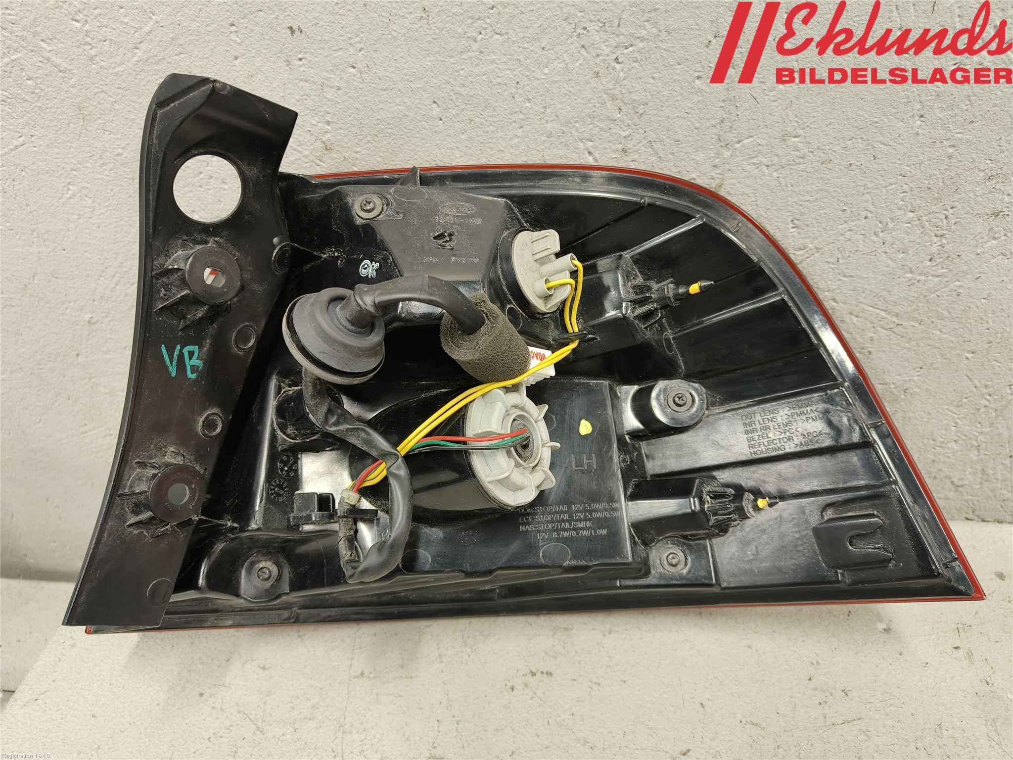 Kia RIO 12-16 Bakljus Vänster