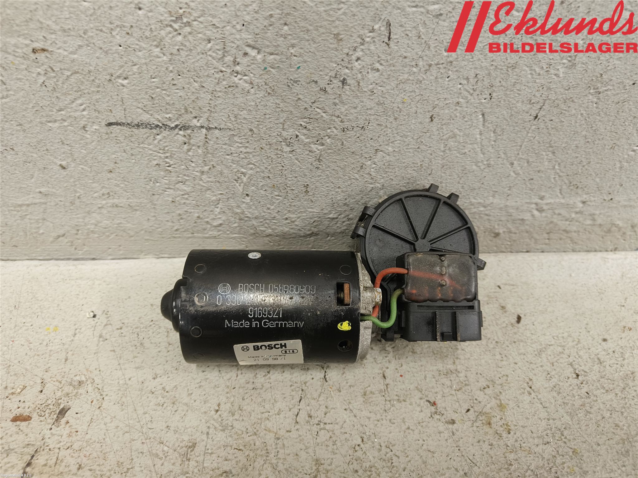 Volvo S70/V70/XC  97-00 Torkarmotor Vindruta