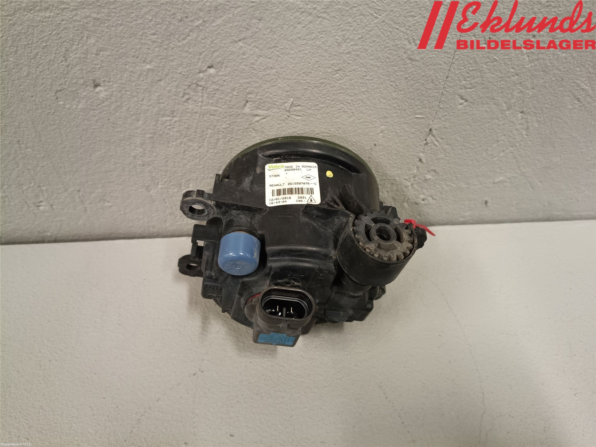 Renault CAPTUR 13-19 Dimljus-Varselljus Fram