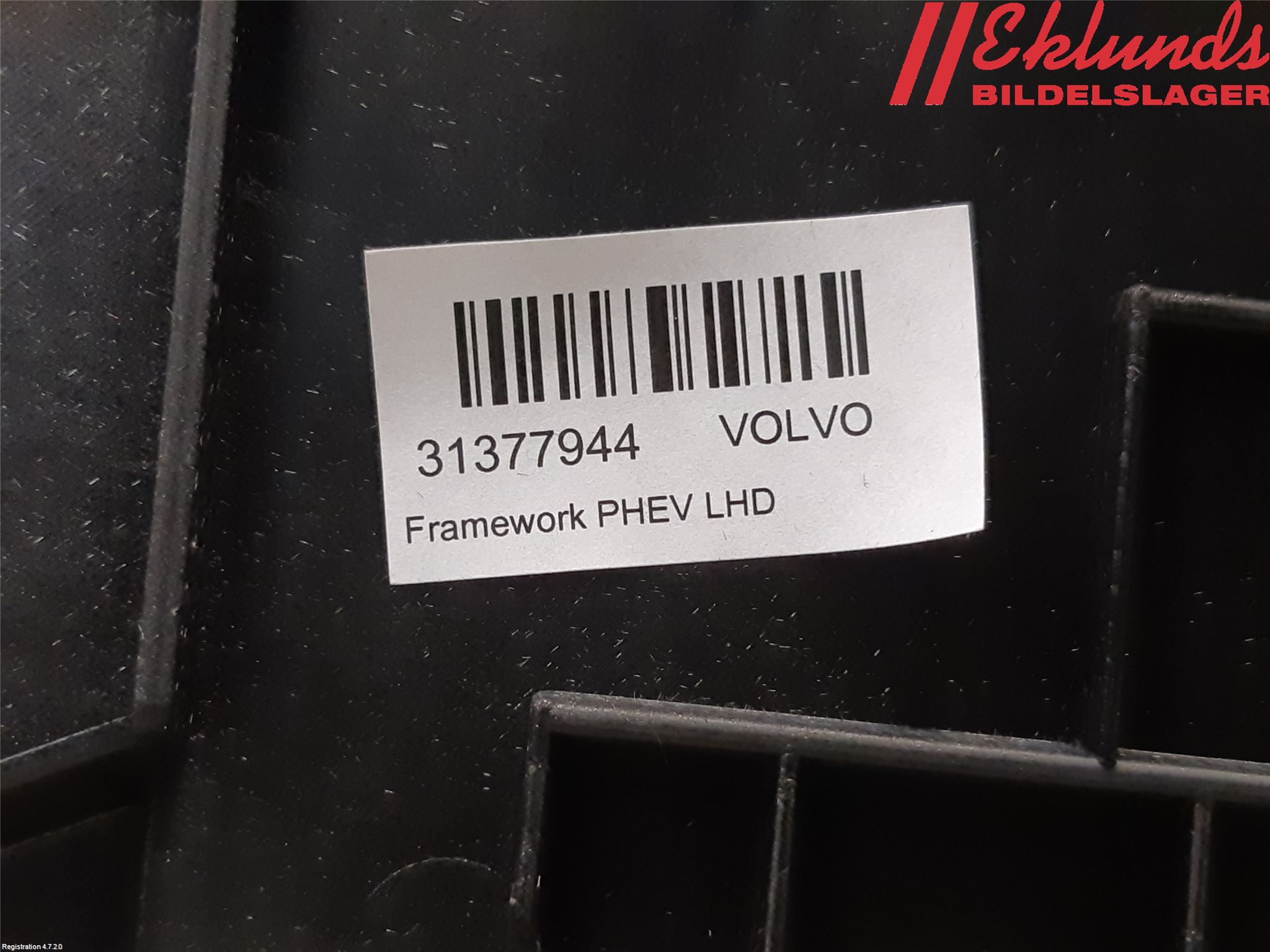 Volvo XC90/RECHARGE 16- Inr Tunnelfack