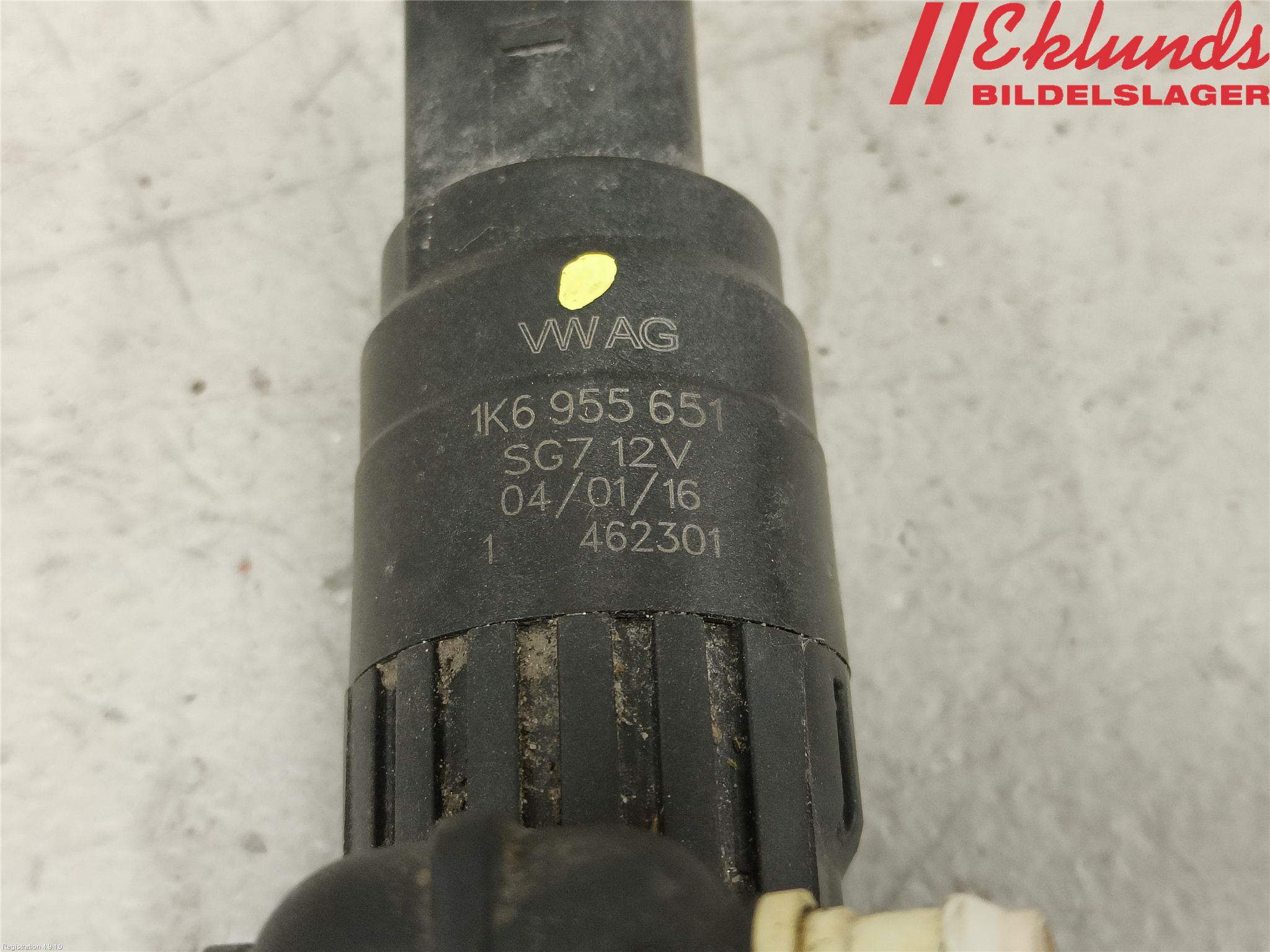 Volkswagen VW GOLF / E-GOLF VII 13-20 Spolarpump Vindruta