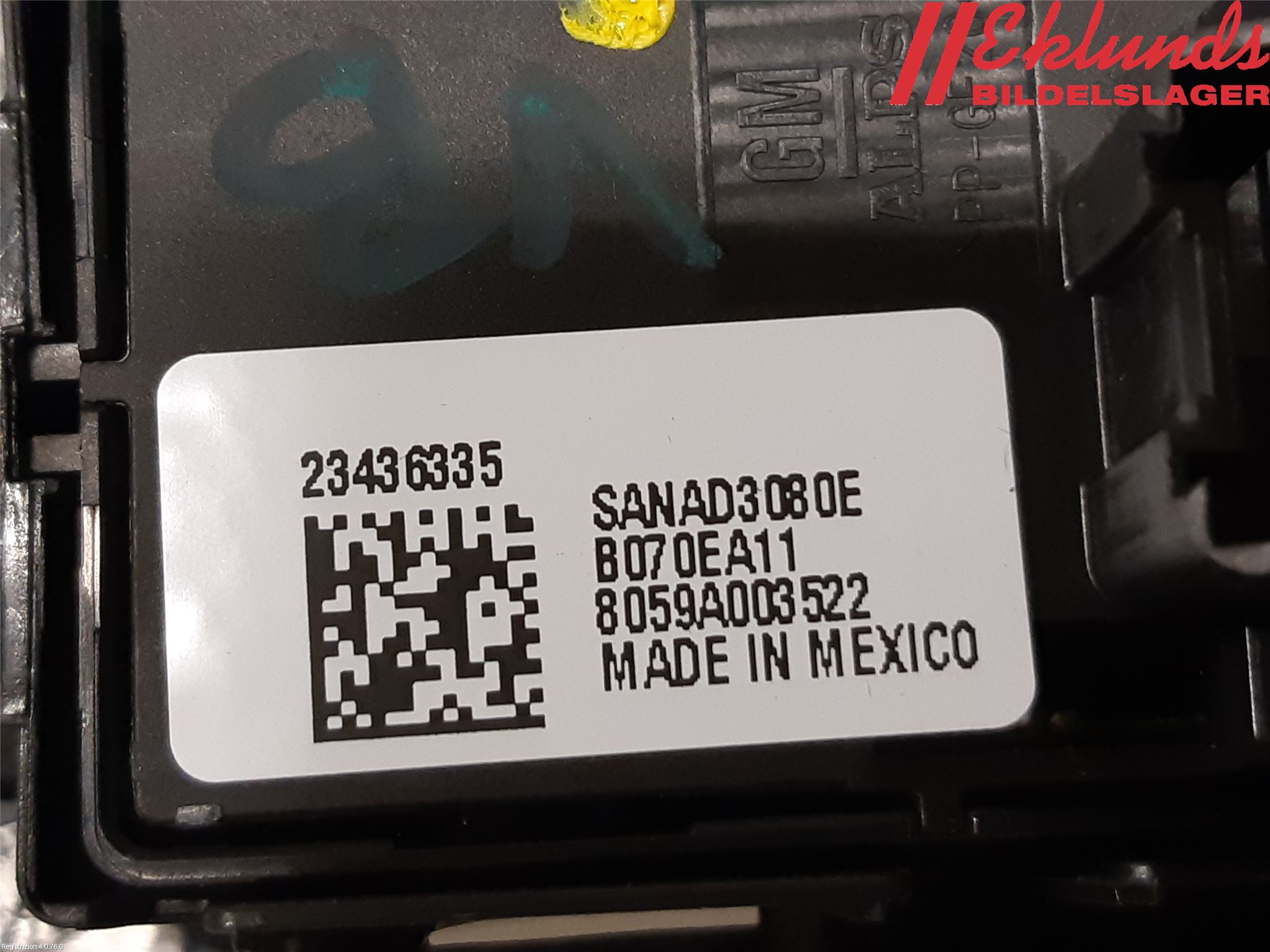 Chevrolet SILVERADO PICKUP Strömställare Elhiss