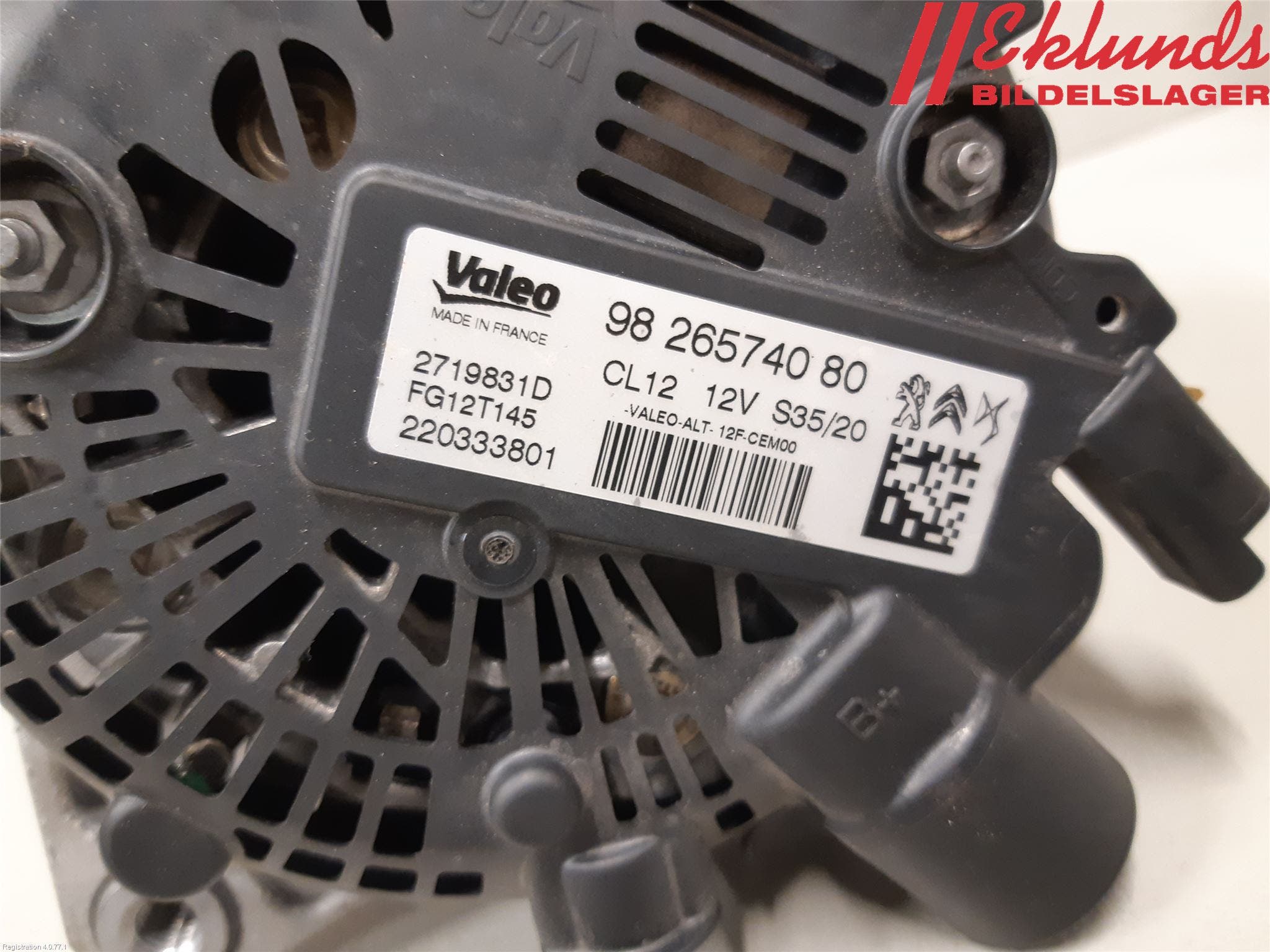 Citroen C3 AIRCROSS 18-23 Generator