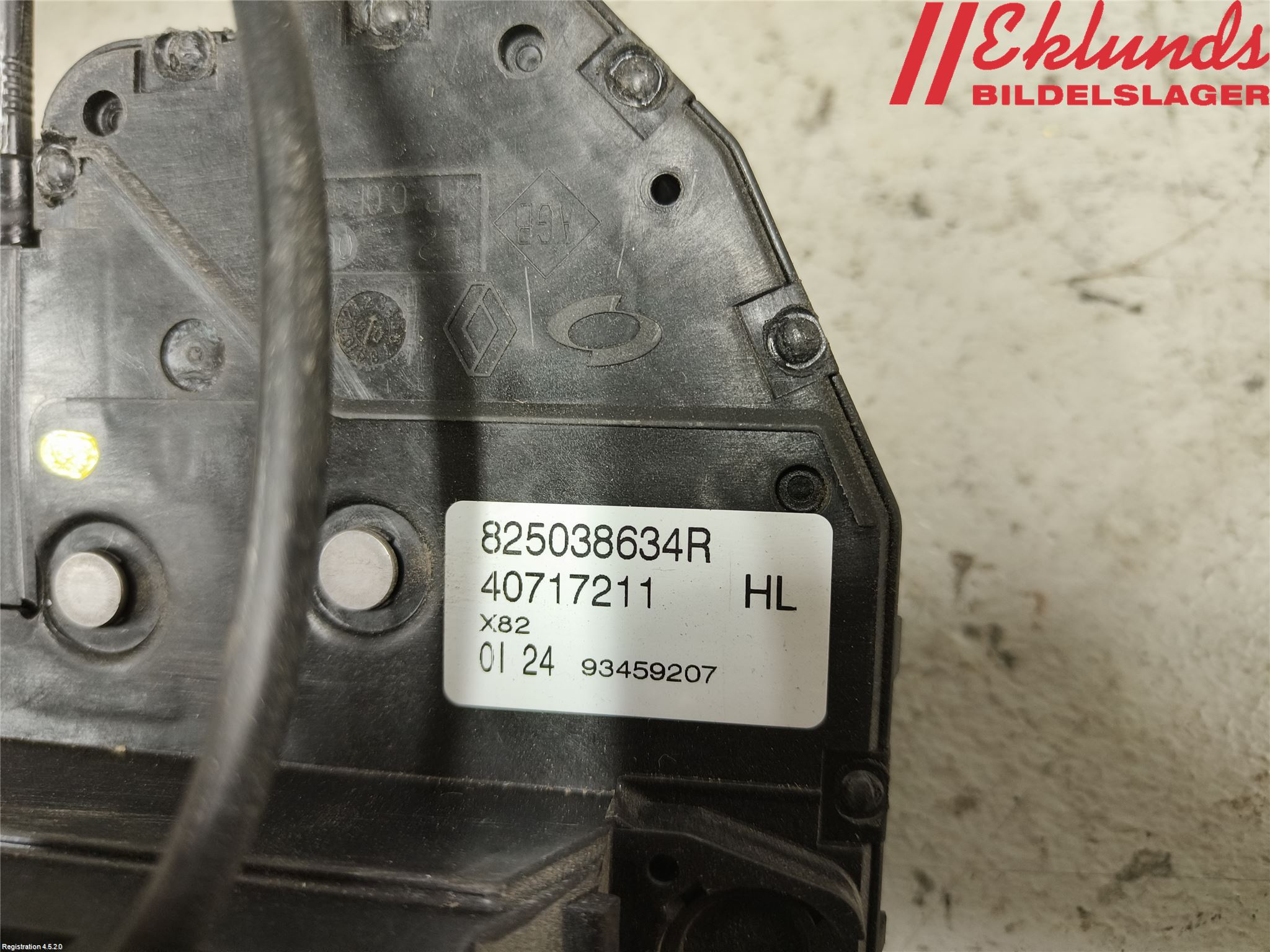 Renault TRAFIC/E-TECH 15- Låskista-Dörrlås