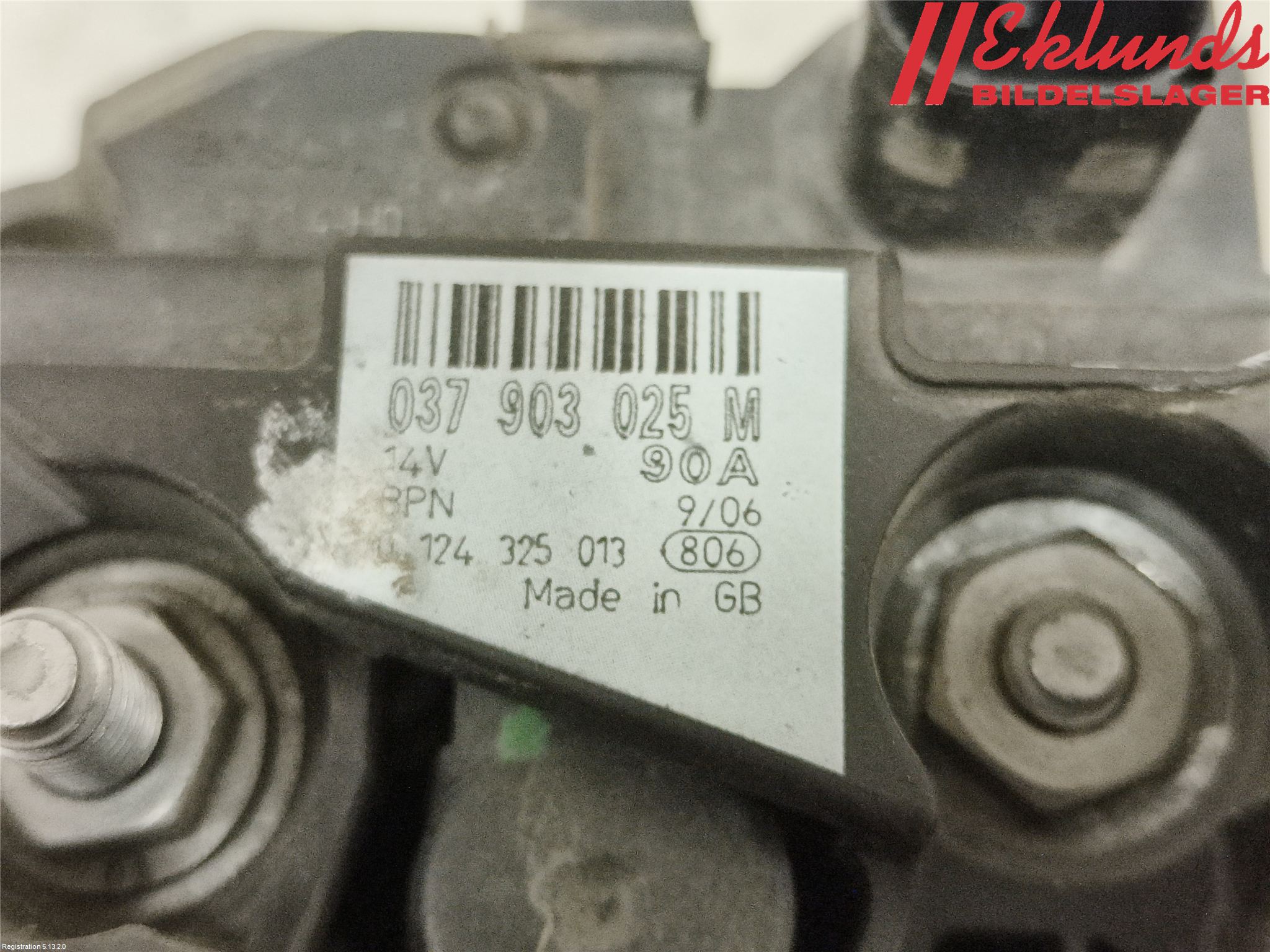 Volkswagen VW POLO 05-09 Generator