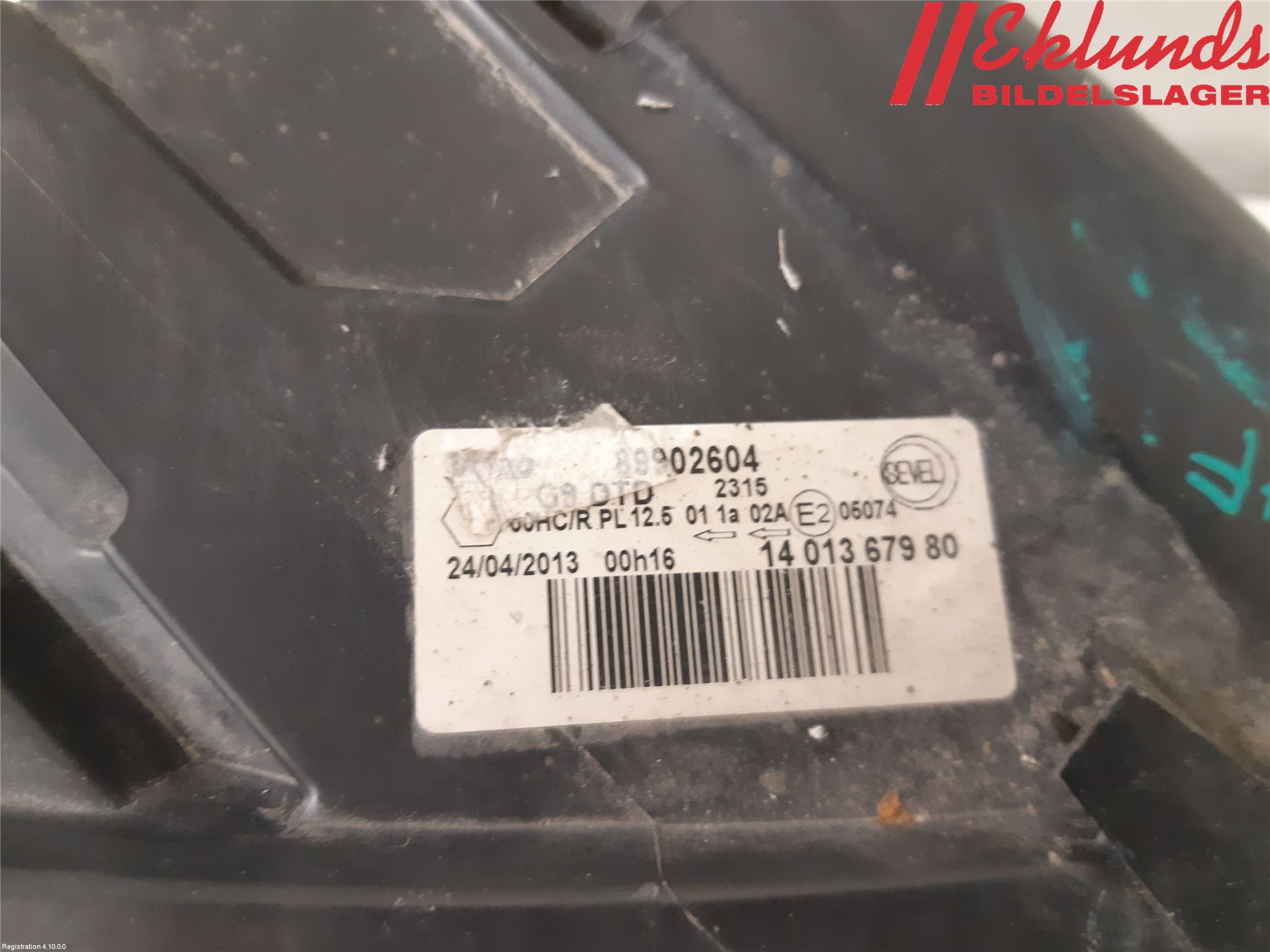 Toyota PROACE I 13-16 Strålkastare Höger