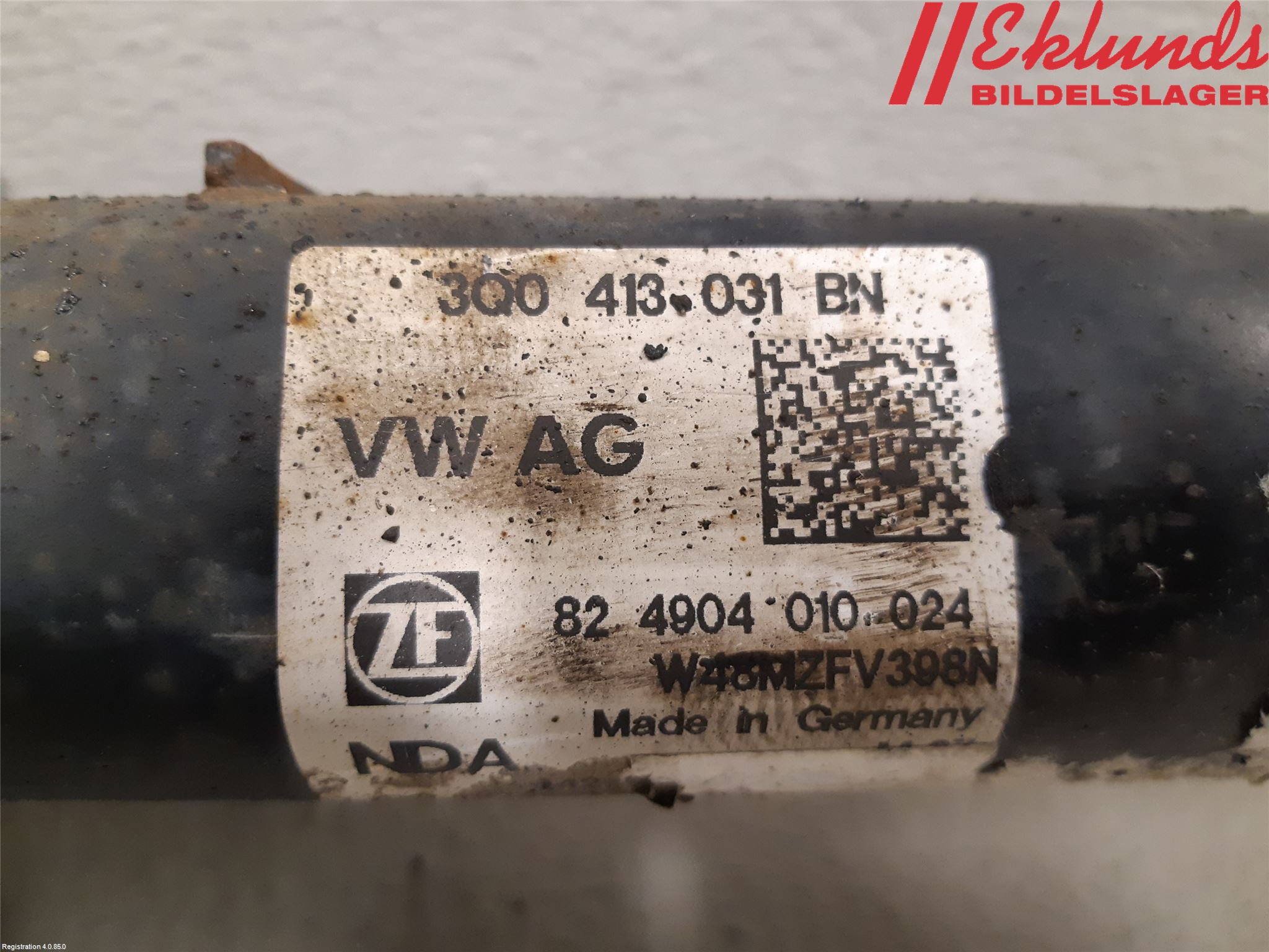 Volkswagen VW PASSAT 15-19 Fjäderben Fram Vänster