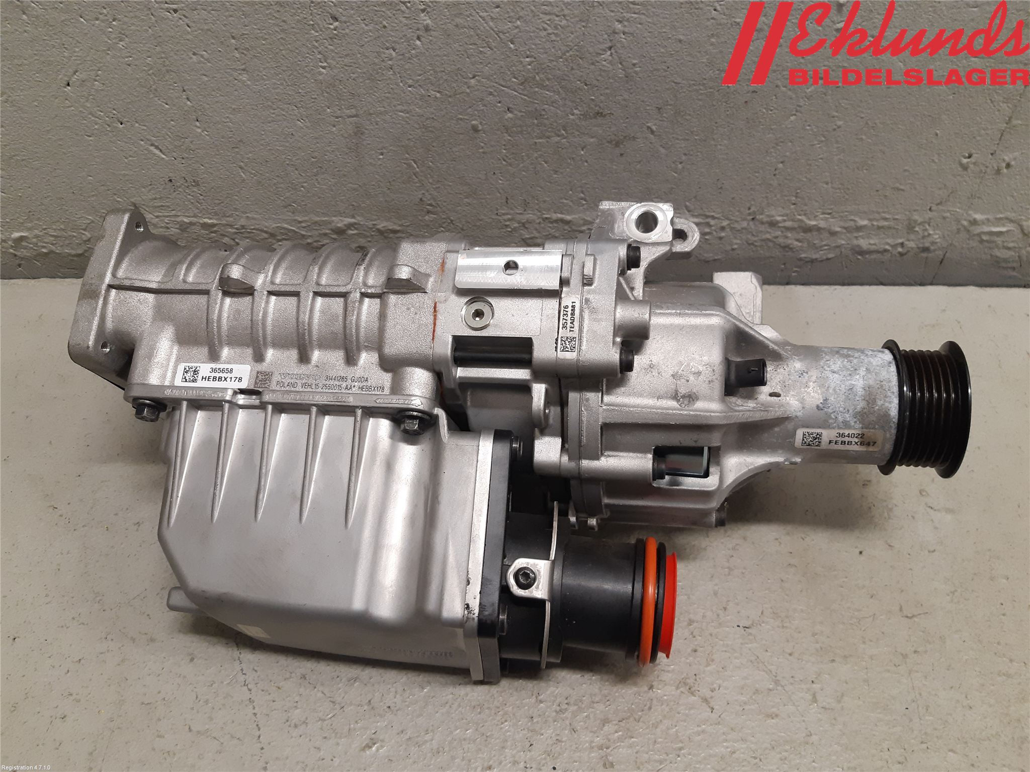 Volvo XC90/RECHARGE 16- Kompressor Remdriven