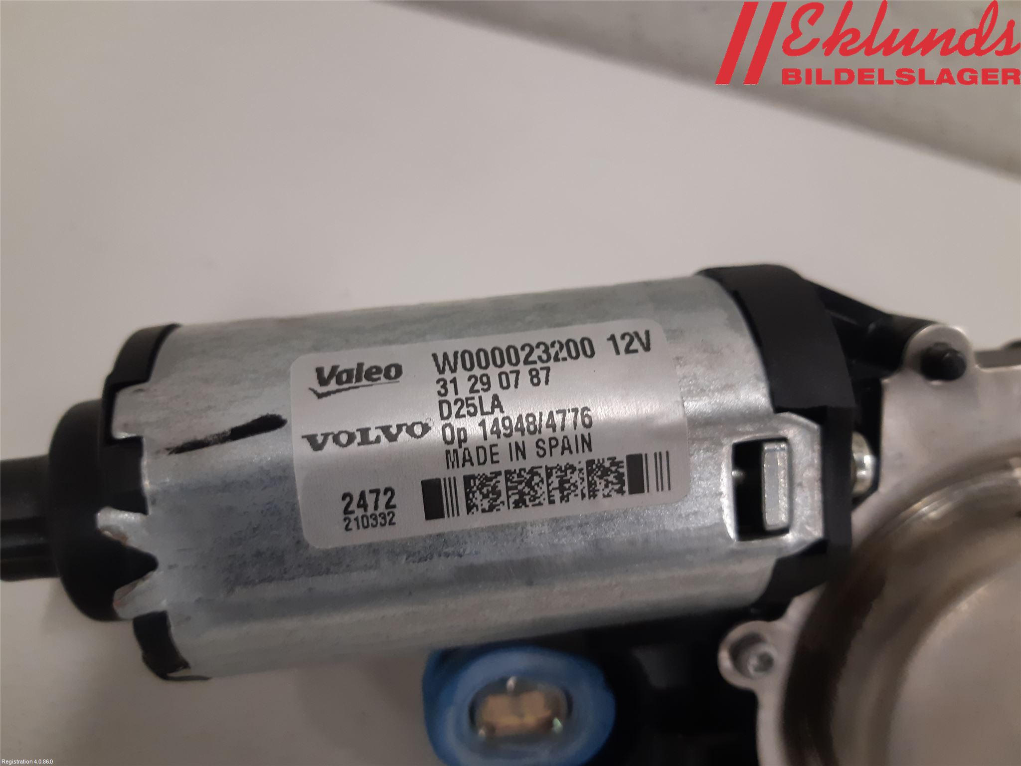 Volvo XC70 08-13 Torkarmotor Baklucka
