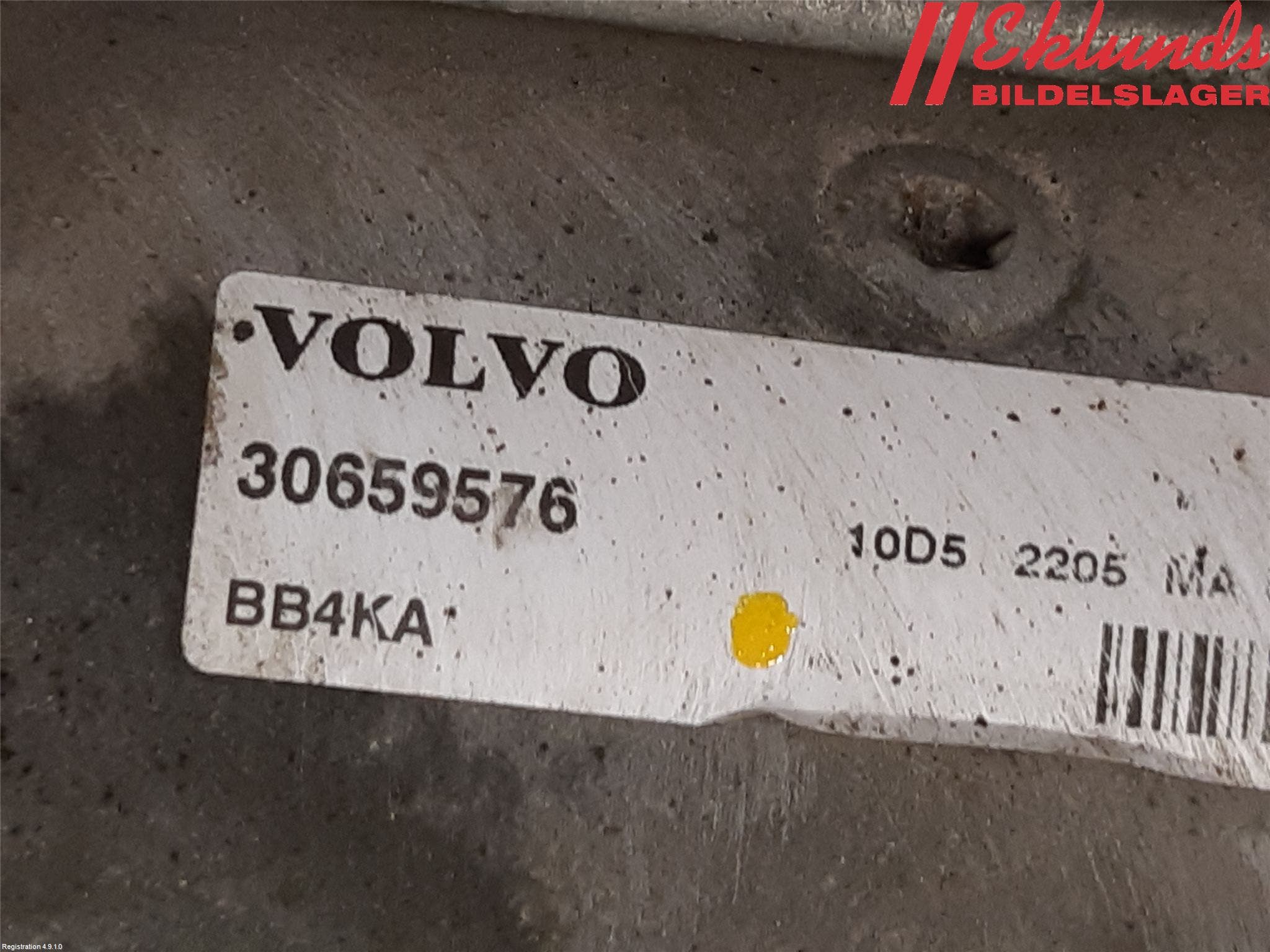 Volvo V40 12-19 Startmotor Diesel