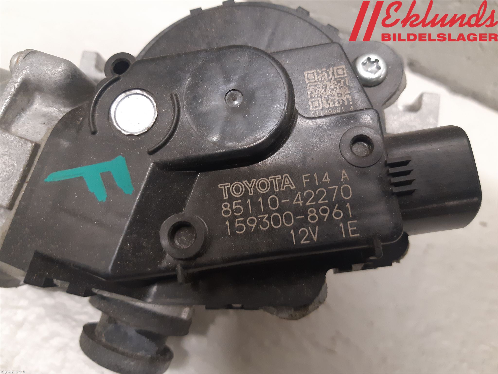 Toyota RAV4 19- Torkarmotor Vindruta