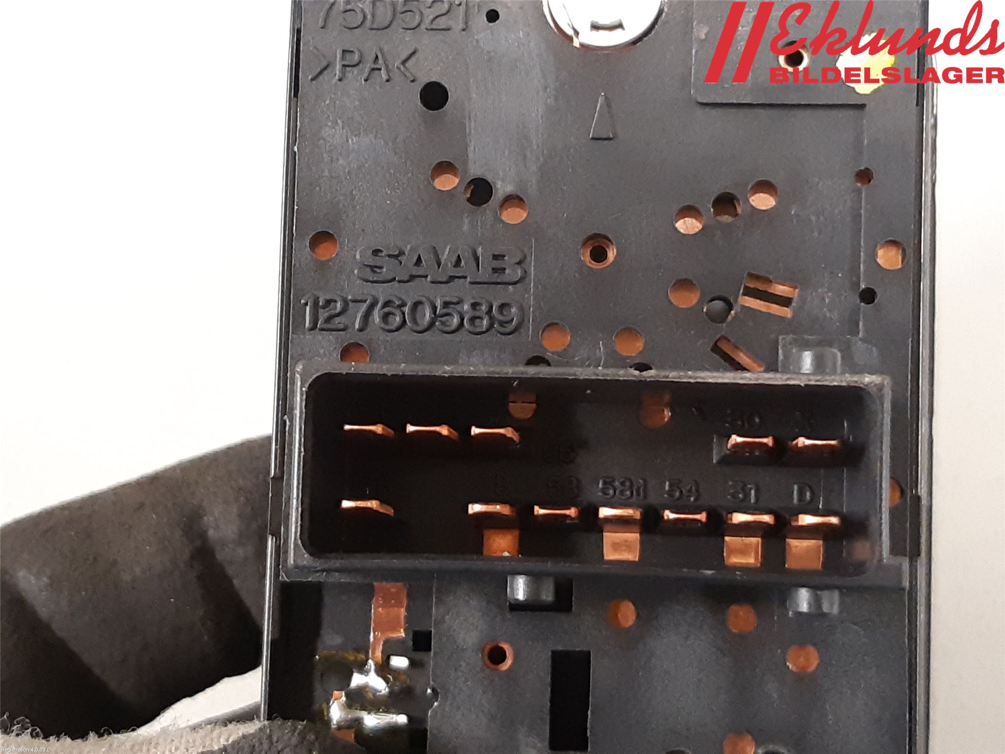 Saab 9-5     06-10 Strömställare Ljus